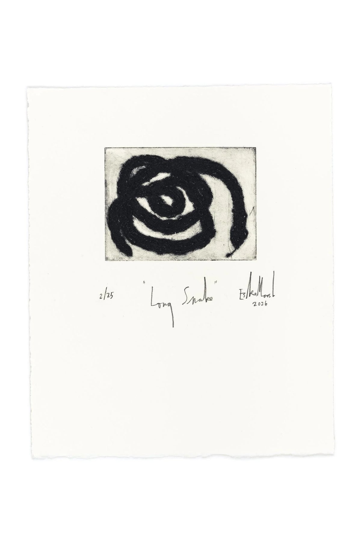 Animal Etching Series by Eska Marsh Unframed
