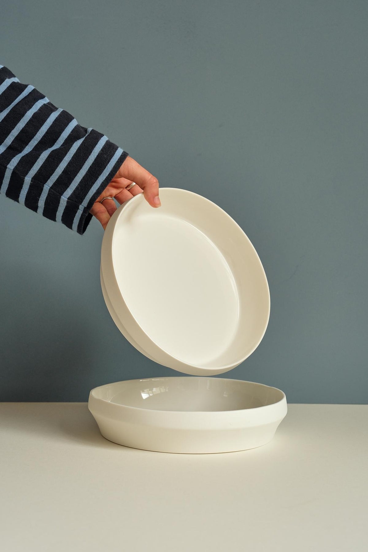 White Kojin Tableware by Pomax