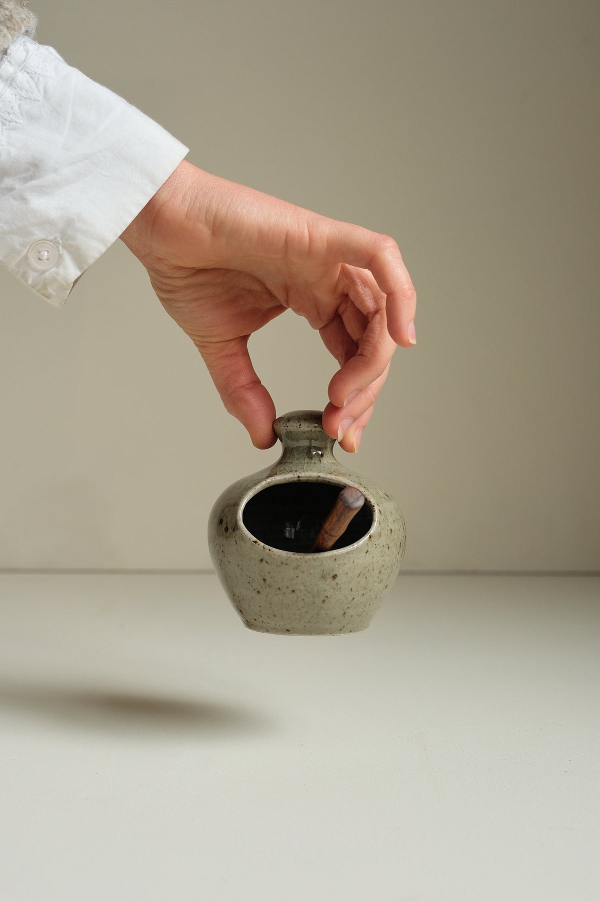 Gas-Fired Salt Pig by Selbourne Pottery