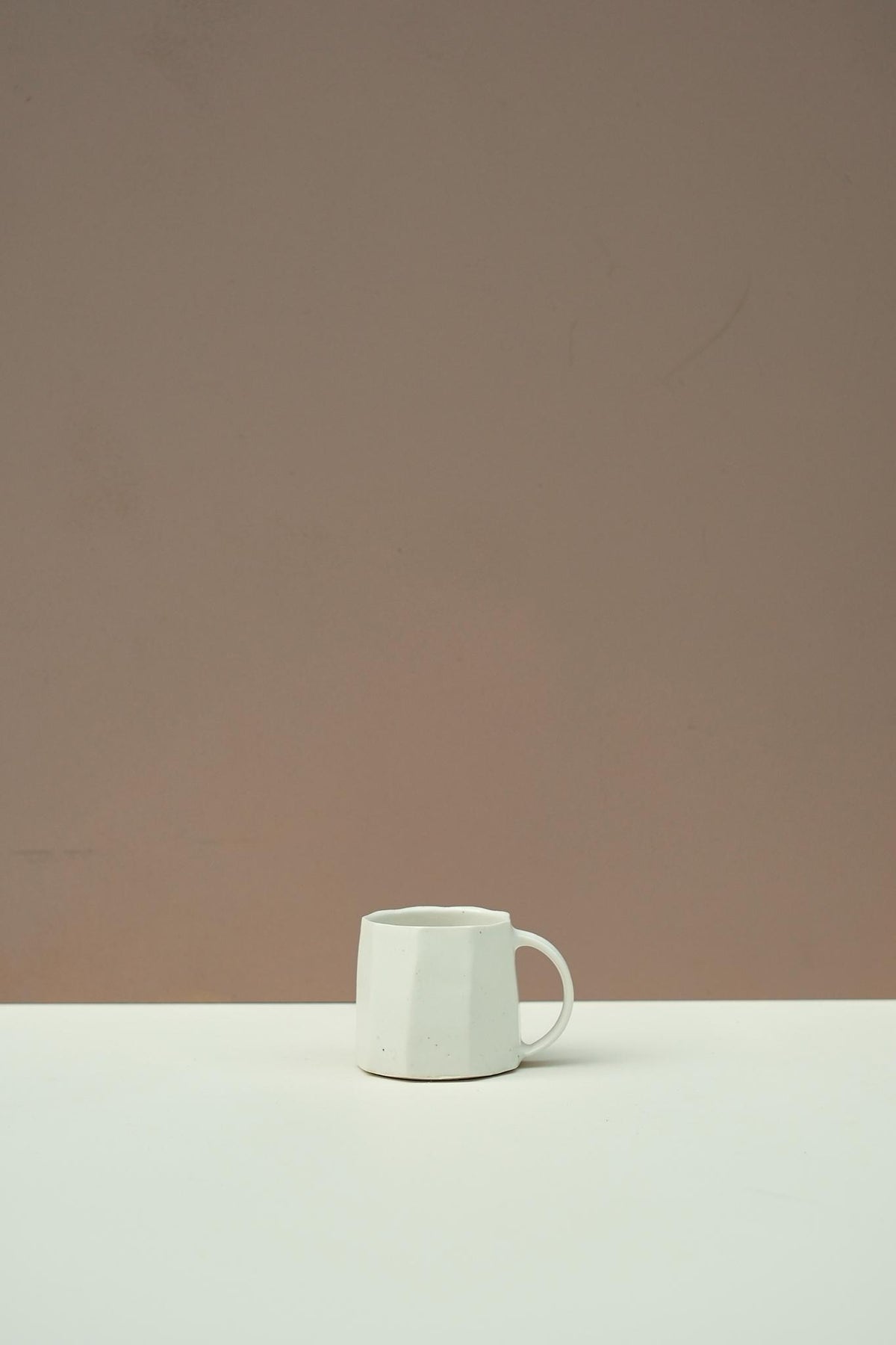 Faceted Porcelain Mug by Robert Hunter