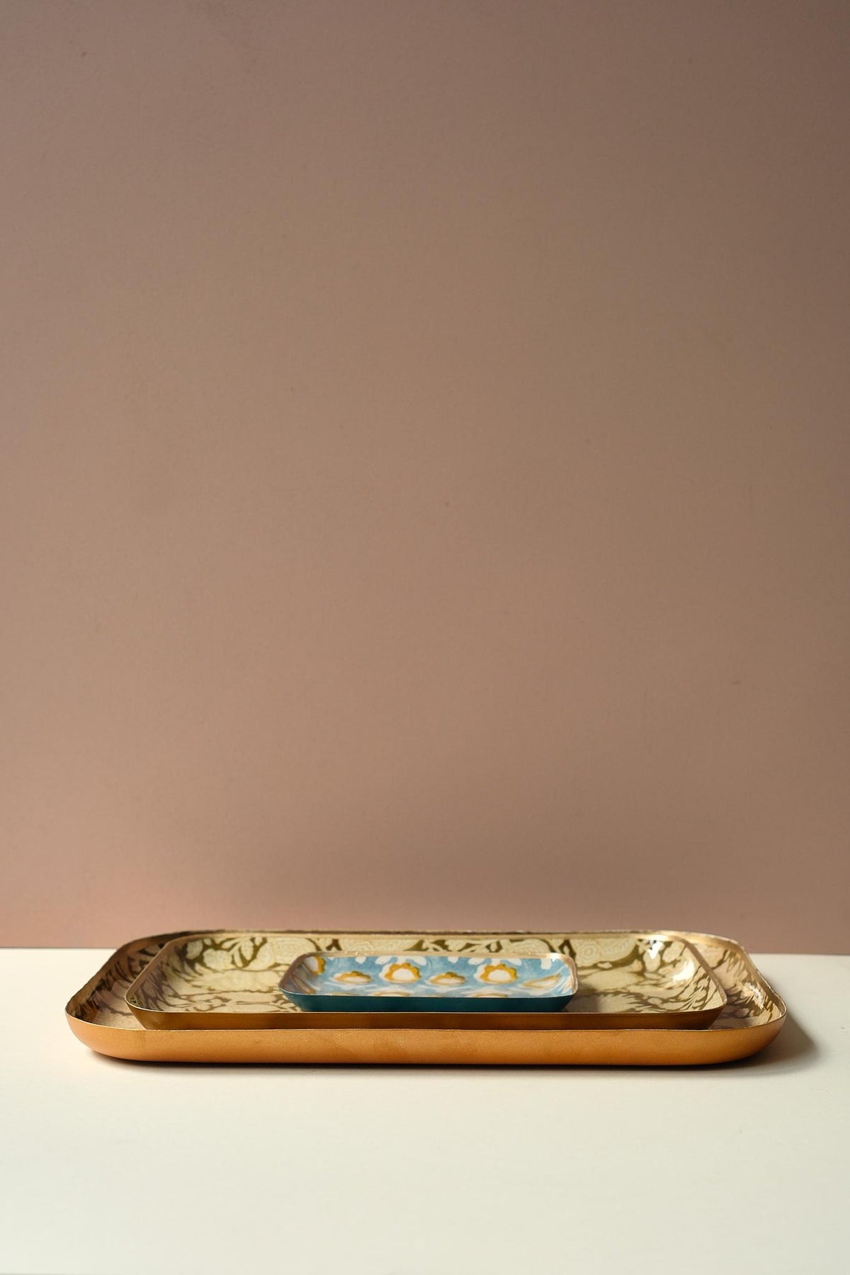 Patterned Enamel Tray - Large