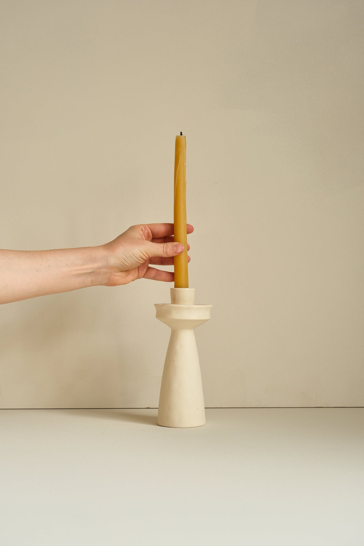 Tierno Large Porcelain Tiered Candle Holder by Pomax