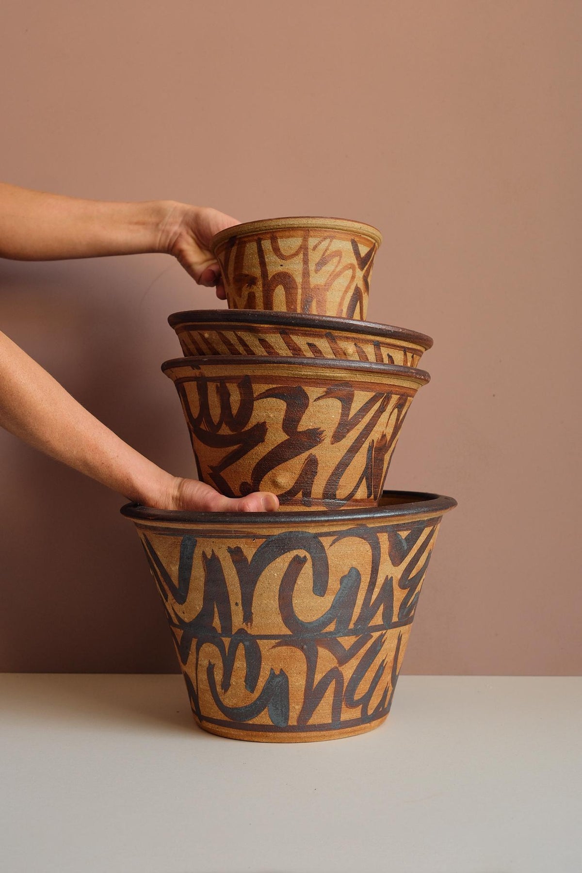 Oxide Pattern Plant Pot by Jack Welbourne