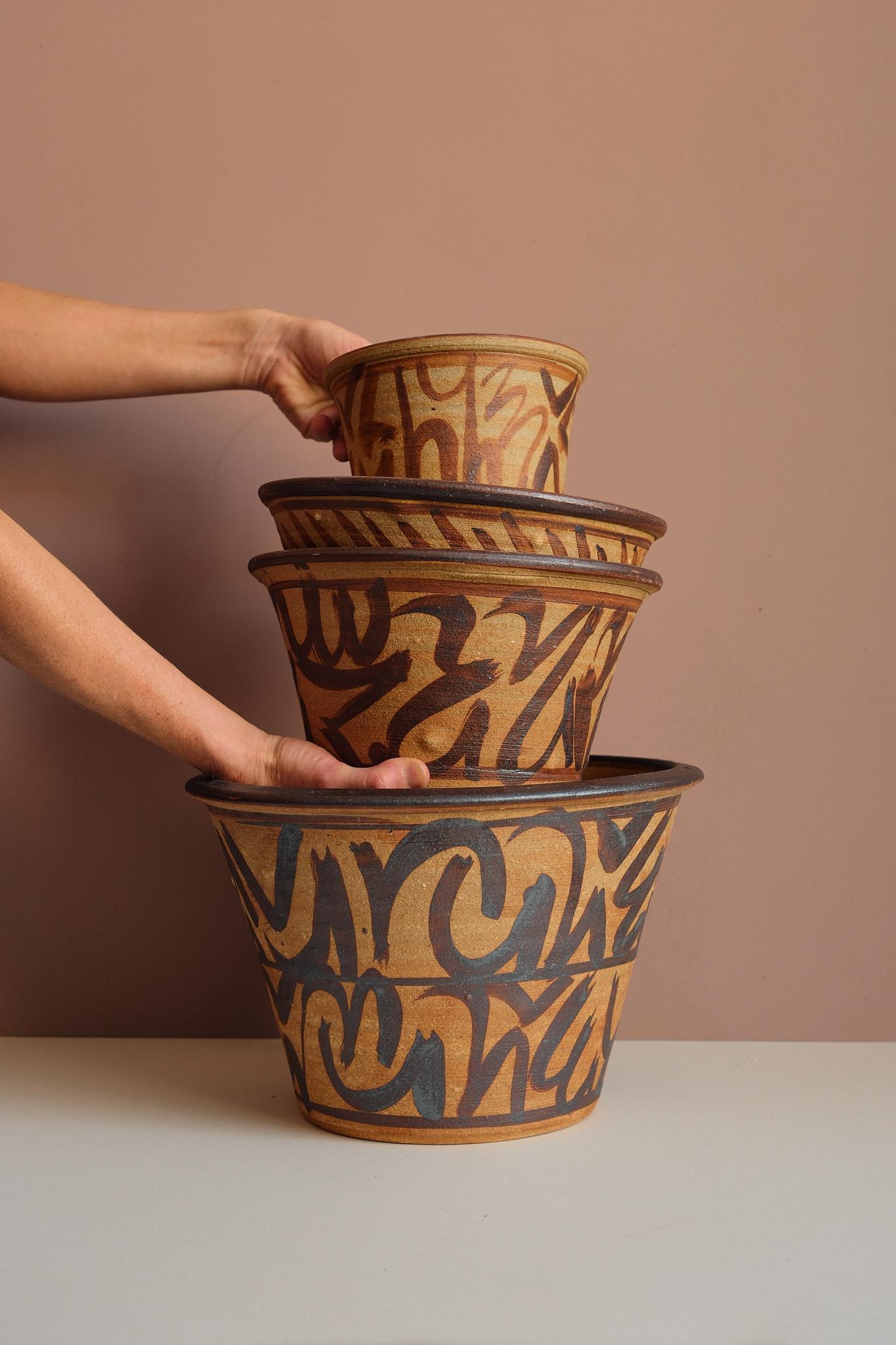 Oxide Pattern Plant Pot by Jack Welbourne