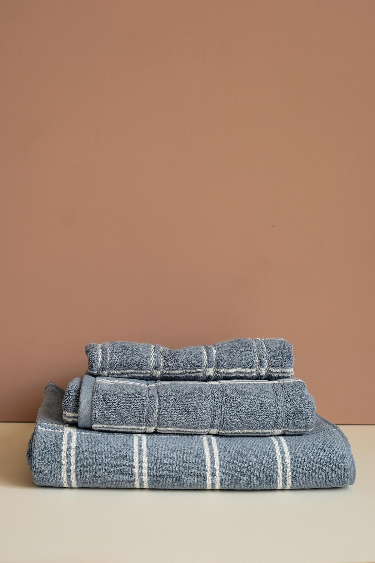 Modern Tartan Cotton Towels by Baina