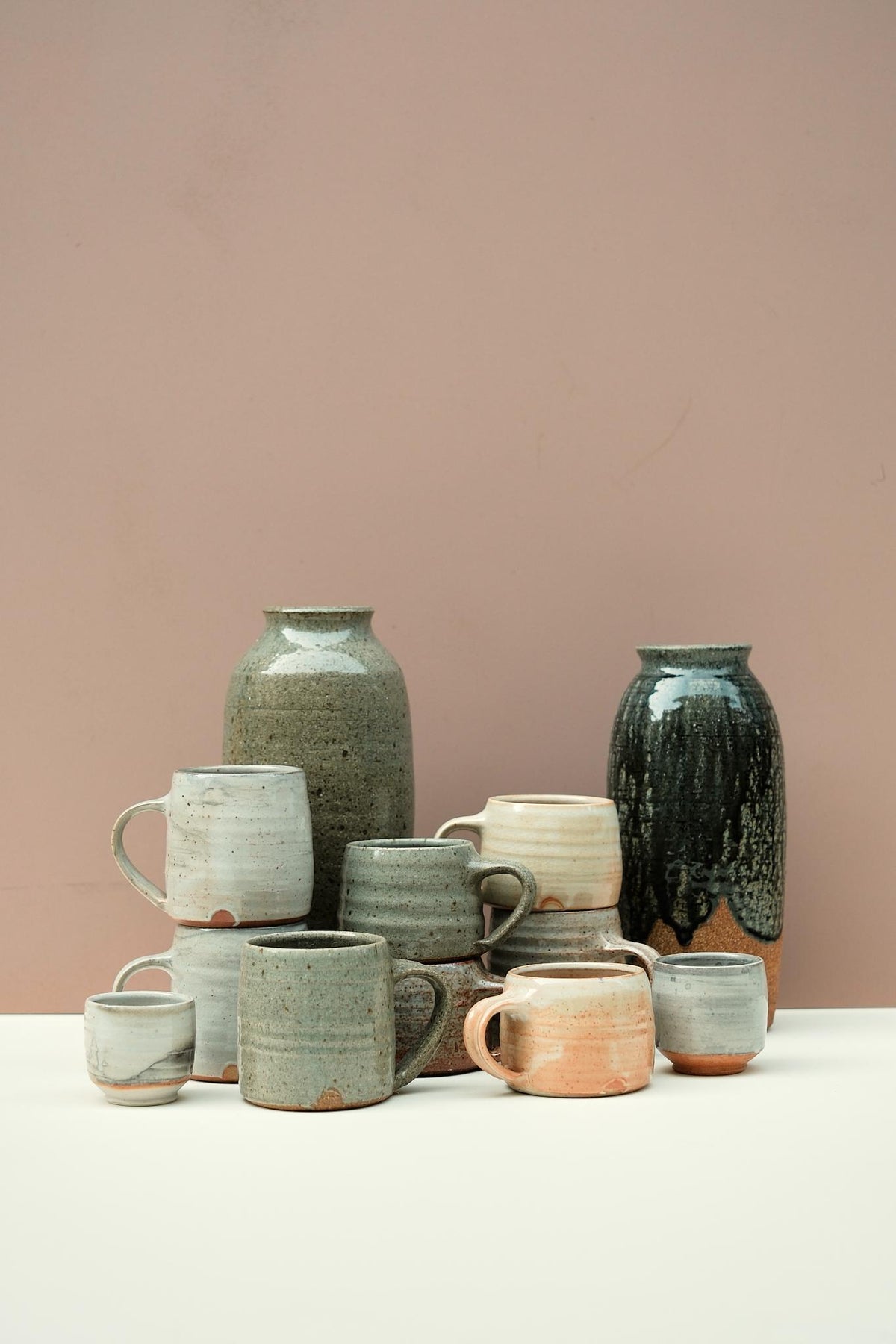 Flame Glaze Large Mug by Nicholas Dover