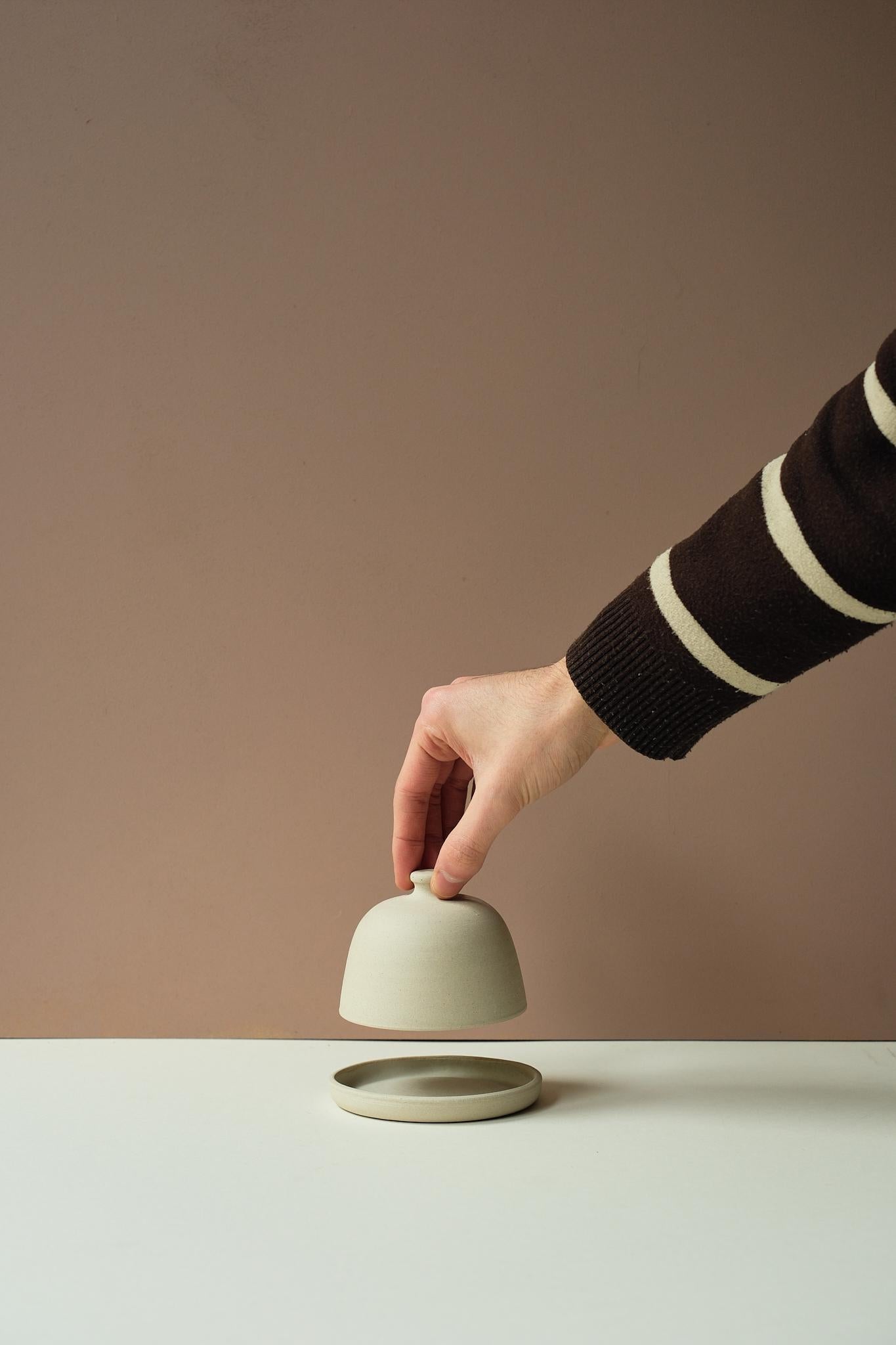 Unglazed Small Butter Dish by Rebecca Williams