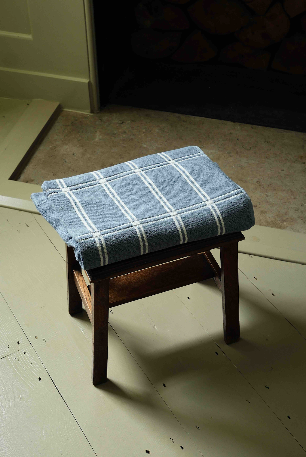 Modern Tartan Cotton Towels by Baina