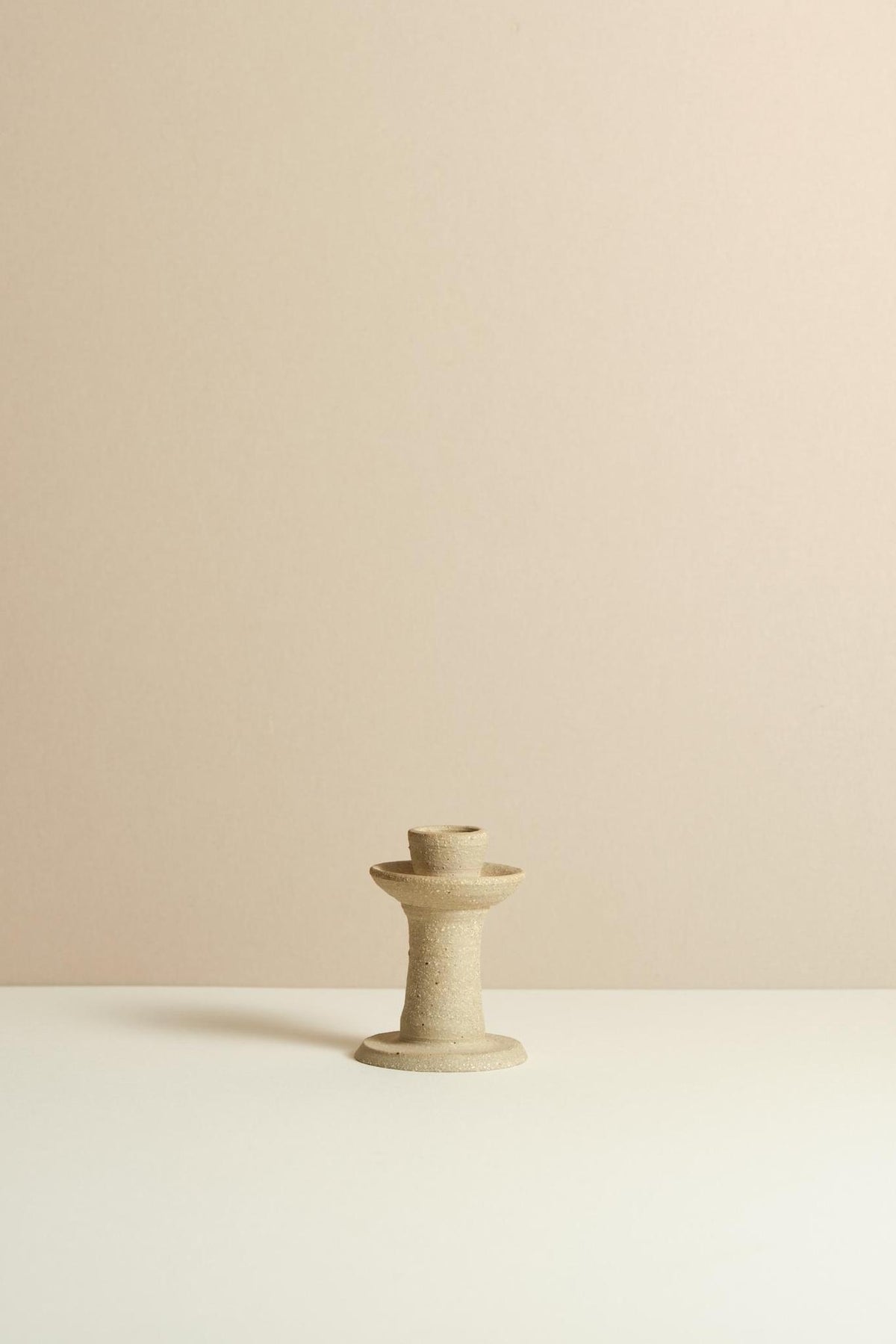 Short Clay Candlestick by Amy Wilson