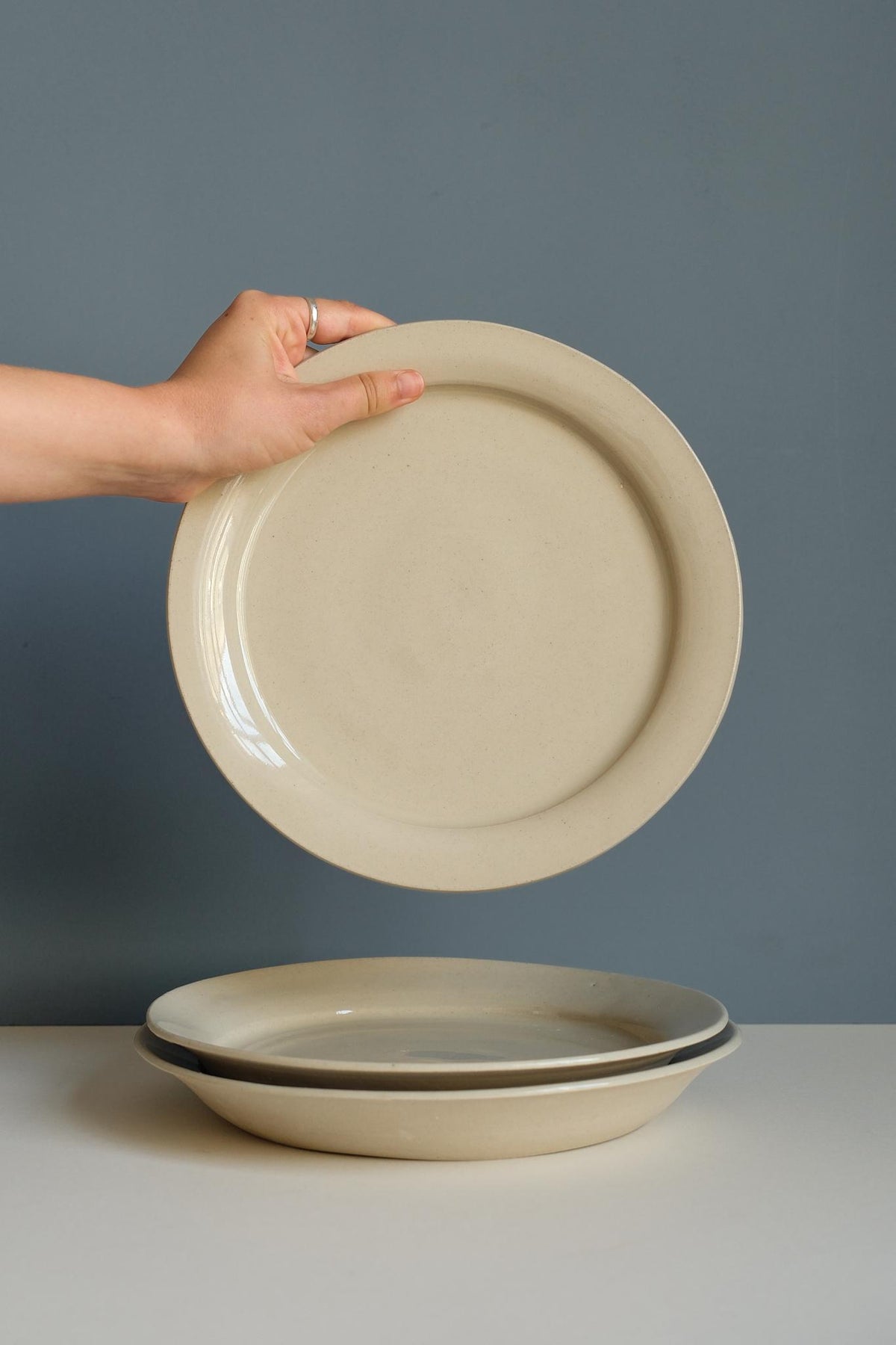Stoneware Dinner Plate by Lupe
