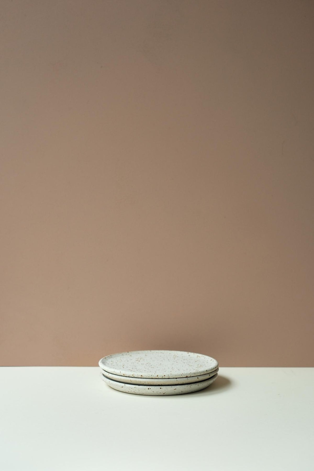Matt White Flecked Tableware by Jo Marland