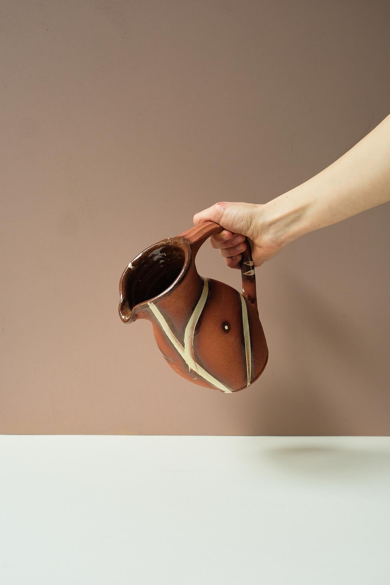 Terracotta Jug by Mollie Milton