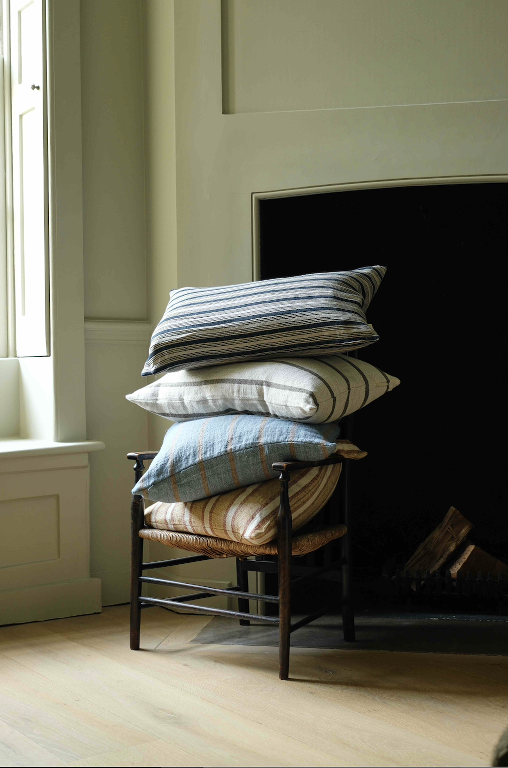 Brown Stripe Cushion