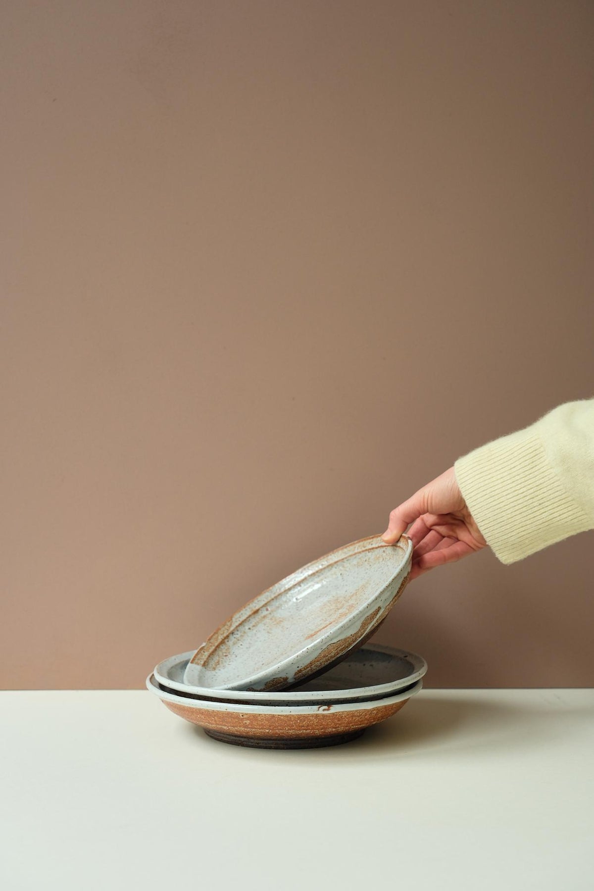 Shino Serving Dish by Ingot Objects