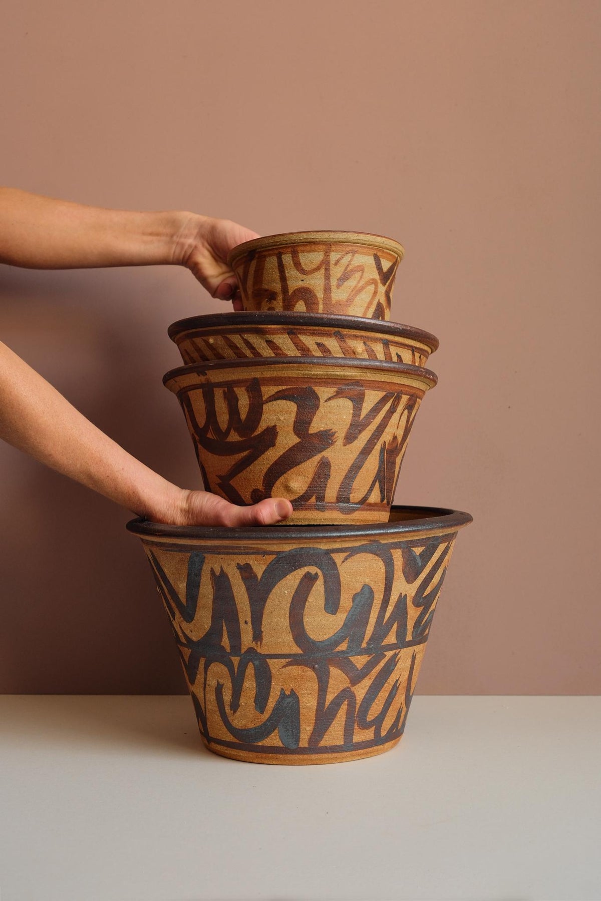 Oxide Pattern Plant Pot by Jack Welbourne