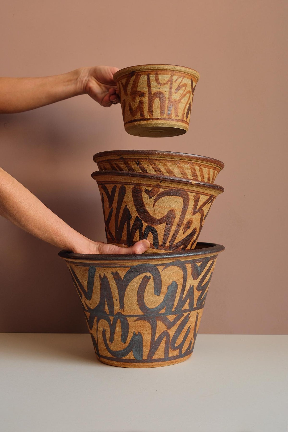 Oxide Pattern Plant Pot by Jack Welbourne
