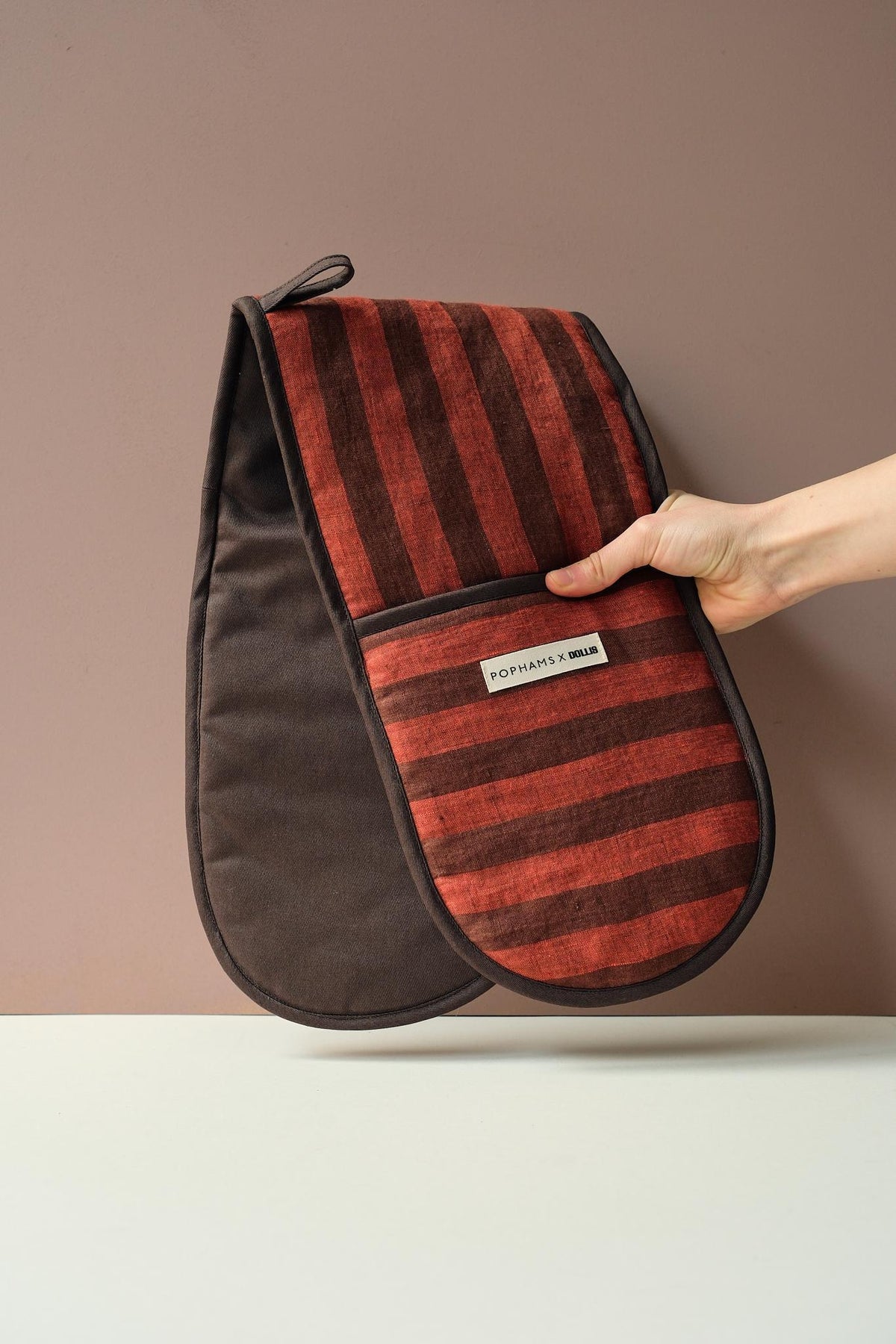 Stripe Oven Glove by Dollis x Pophams