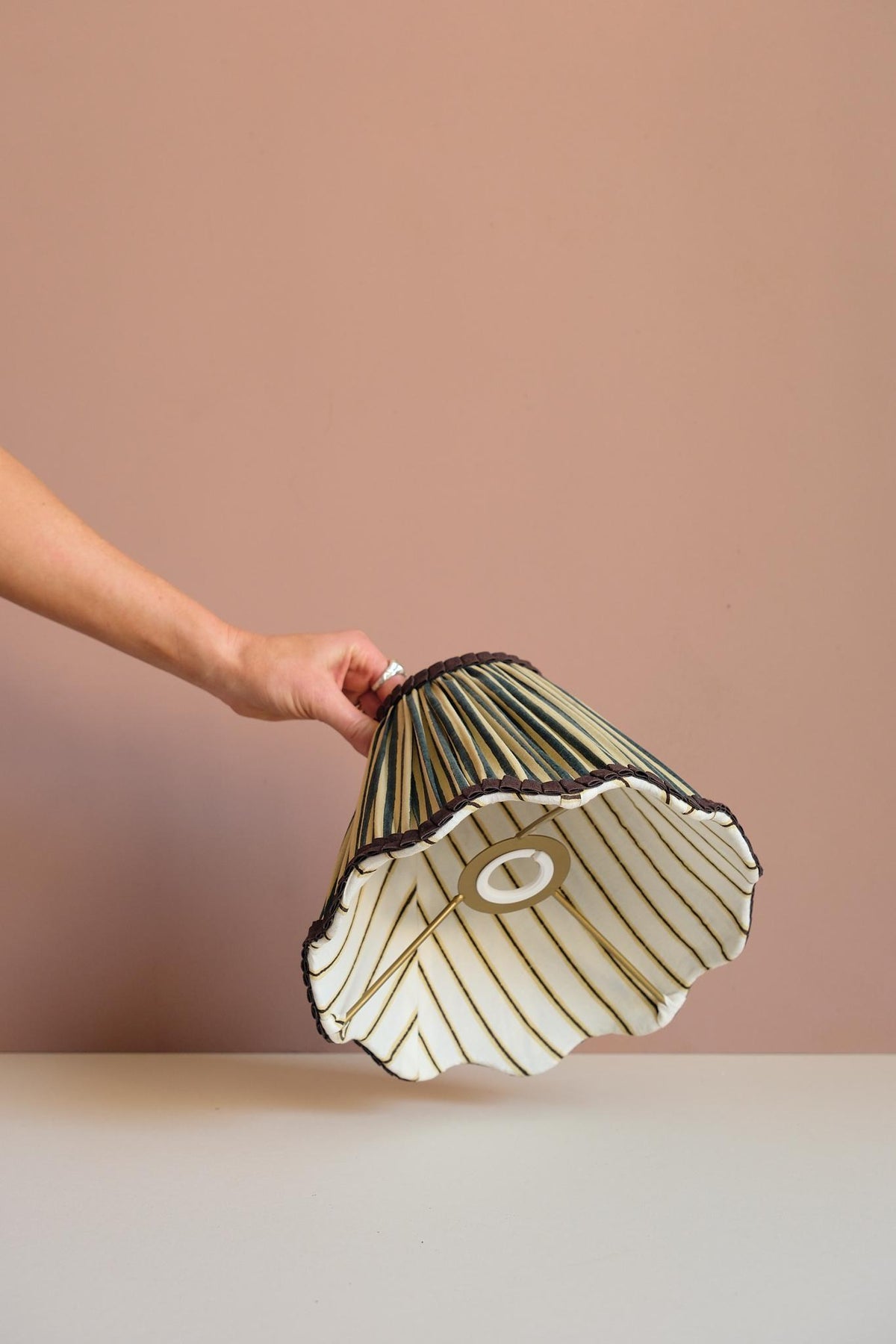 Scalloped Pleated Lampshade