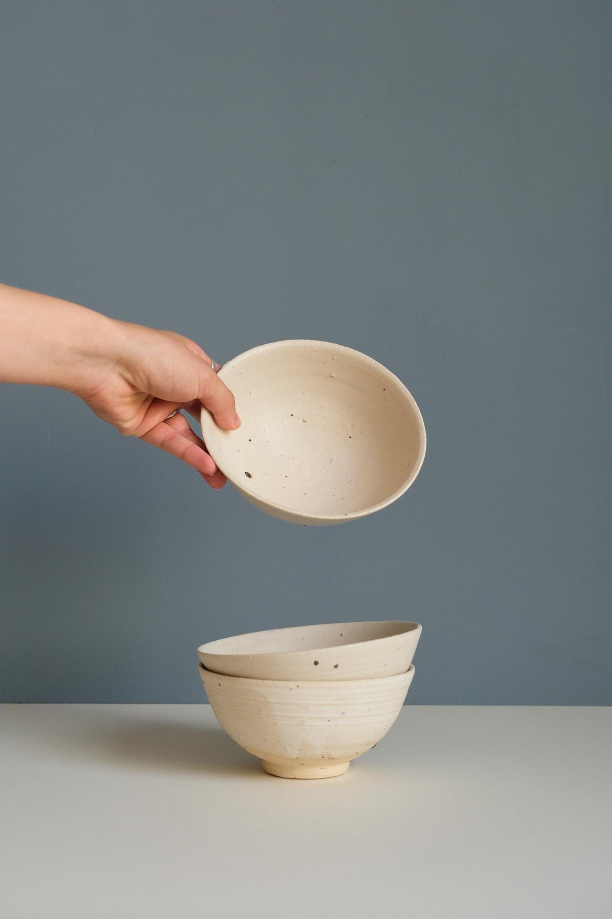 White Glaze Bowl by Ellen Pearce-Davies