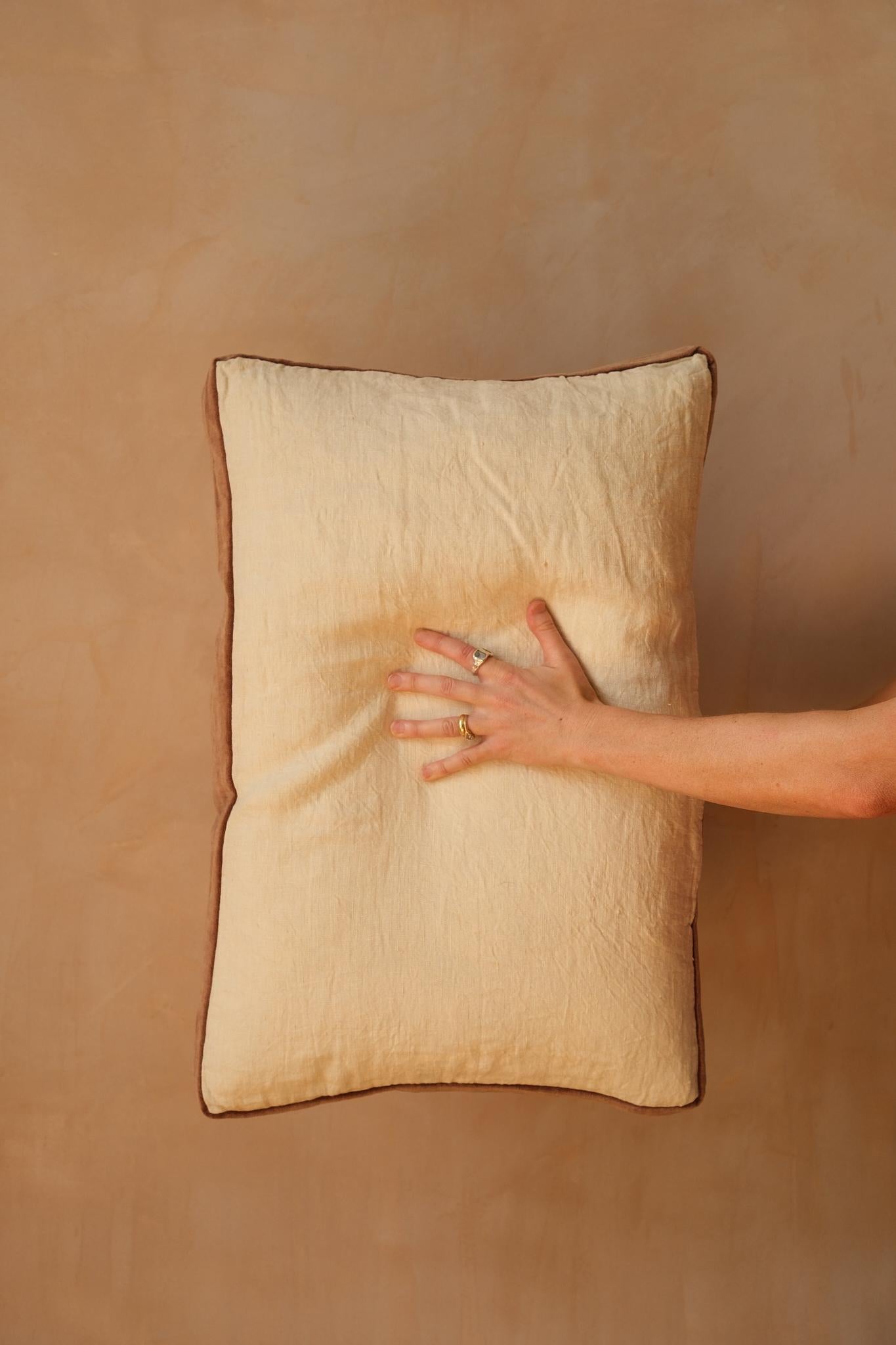 Velvet Border Cushion by Pomax