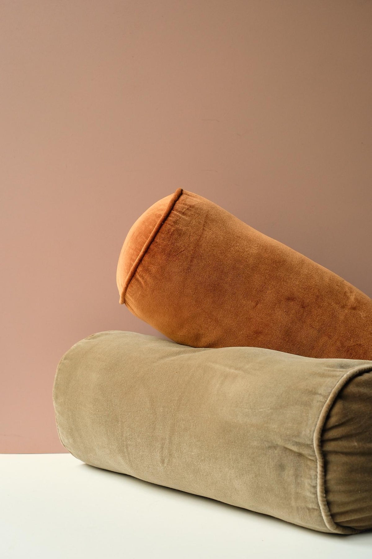 Velvet Bolster Cushion by Madame Stoltz