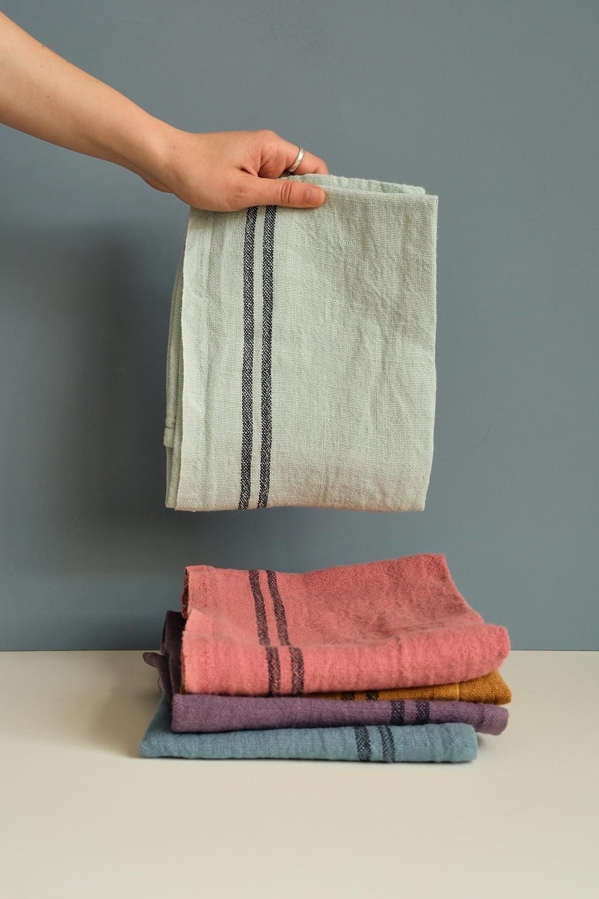 Country Linen Tea Towel by Charvet Editions