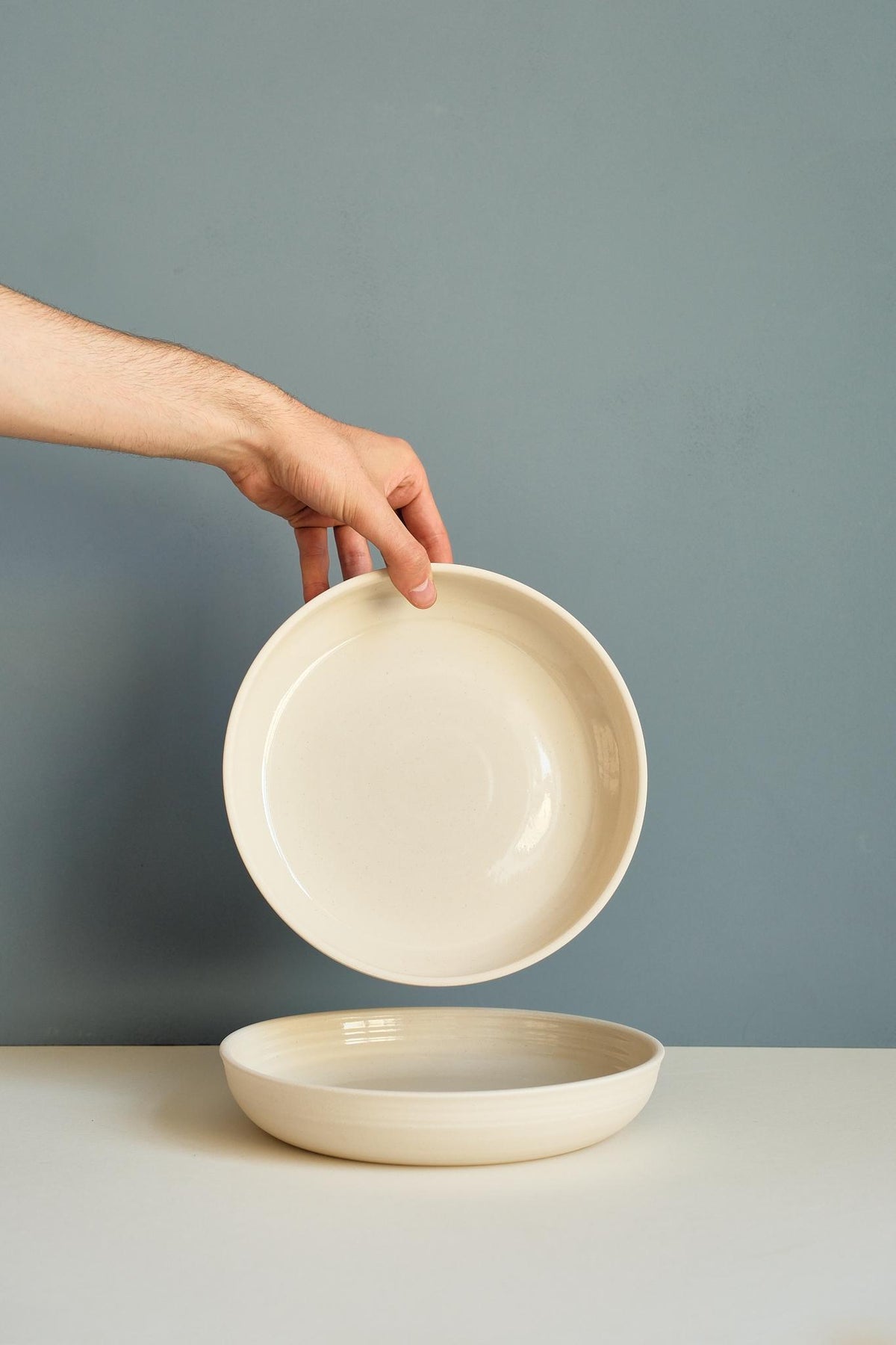 Ivory Pasta Bowl by Andrea Roman