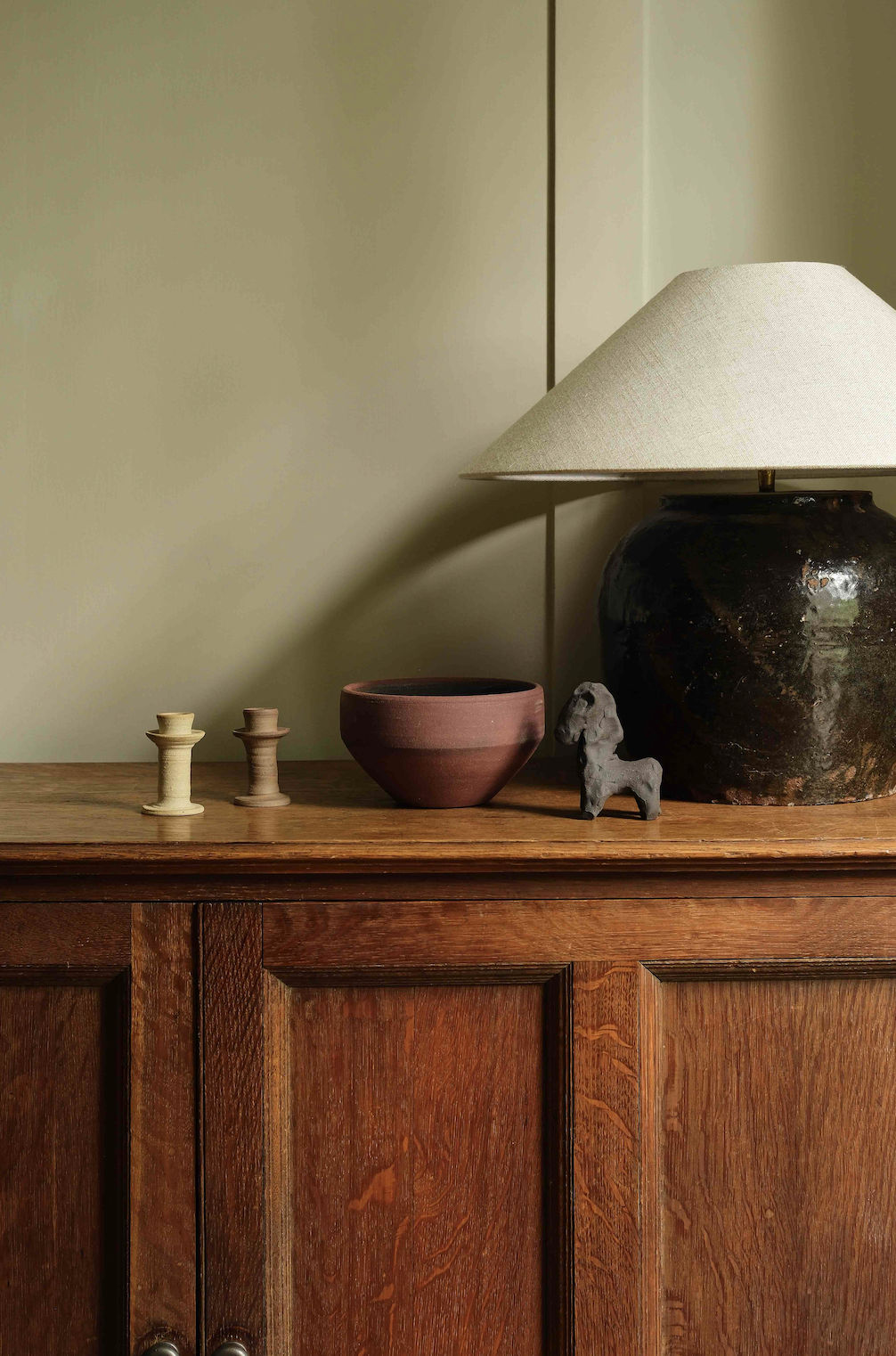 Deep Rust Serving Bowl by Grace McCarthy