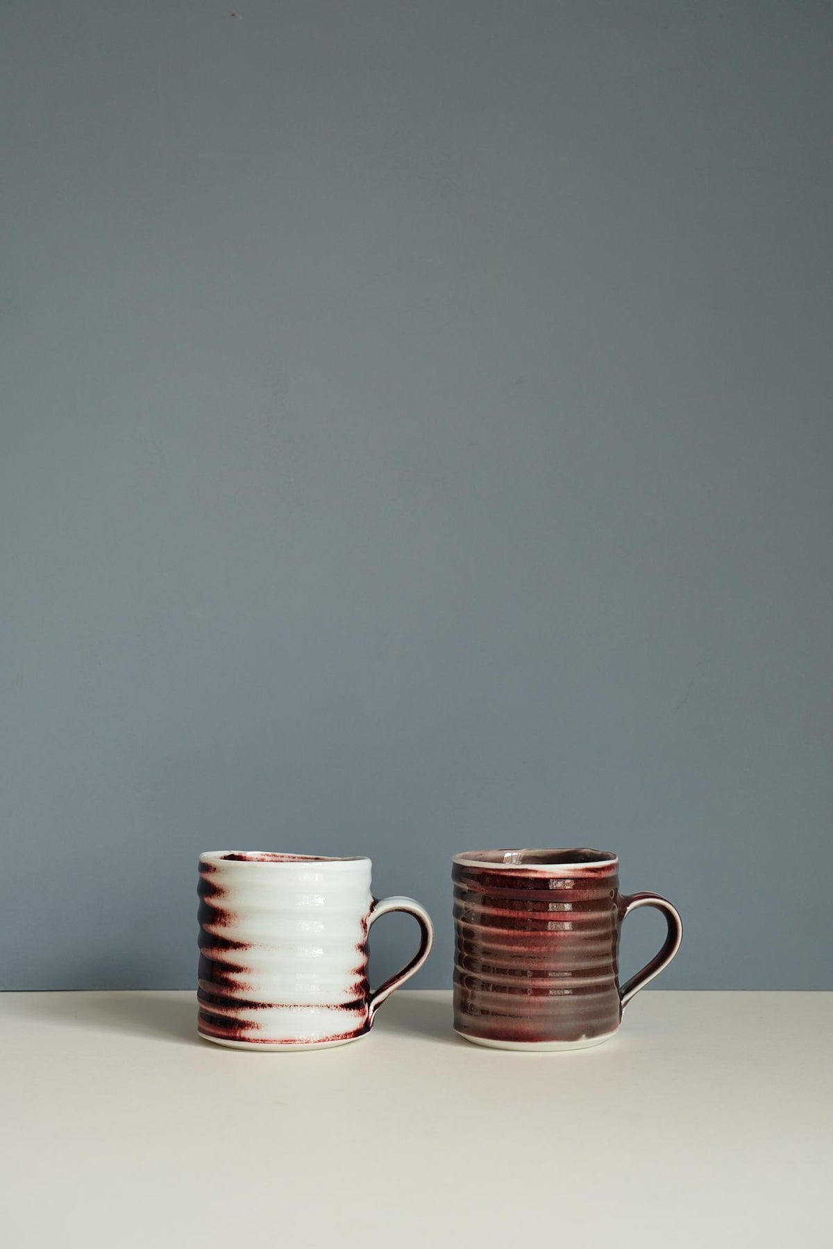 Copper Glaze Swirl Coffee Mug by Maya Hughes