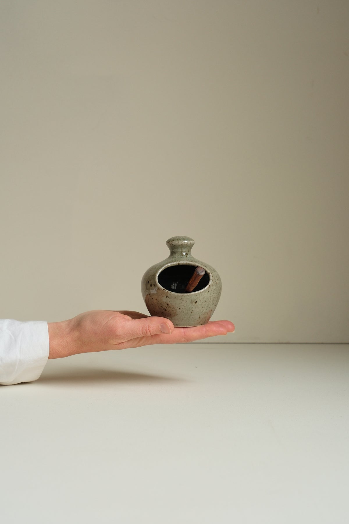 Gas-Fired Salt Pig by Selbourne Pottery