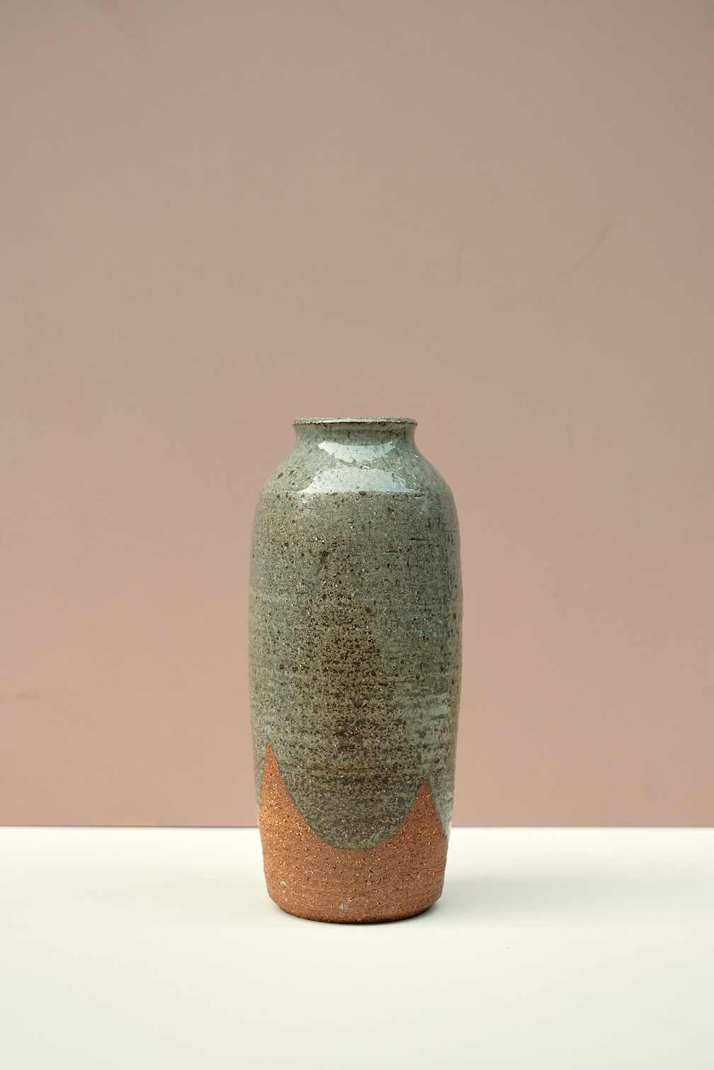 Olive Glaze Vase by Nicolas Dover