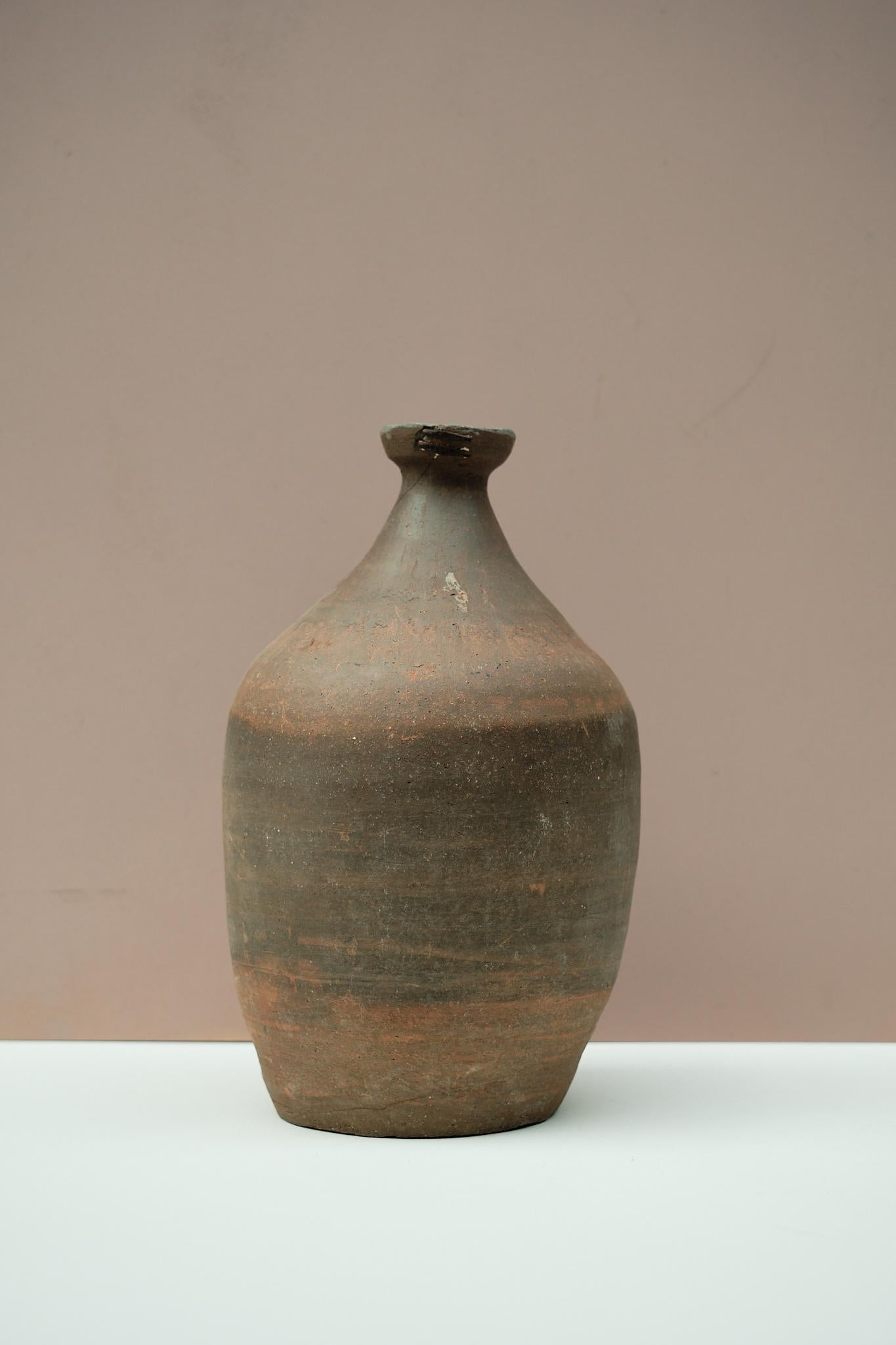 Antique Asian Rice Wine Vase