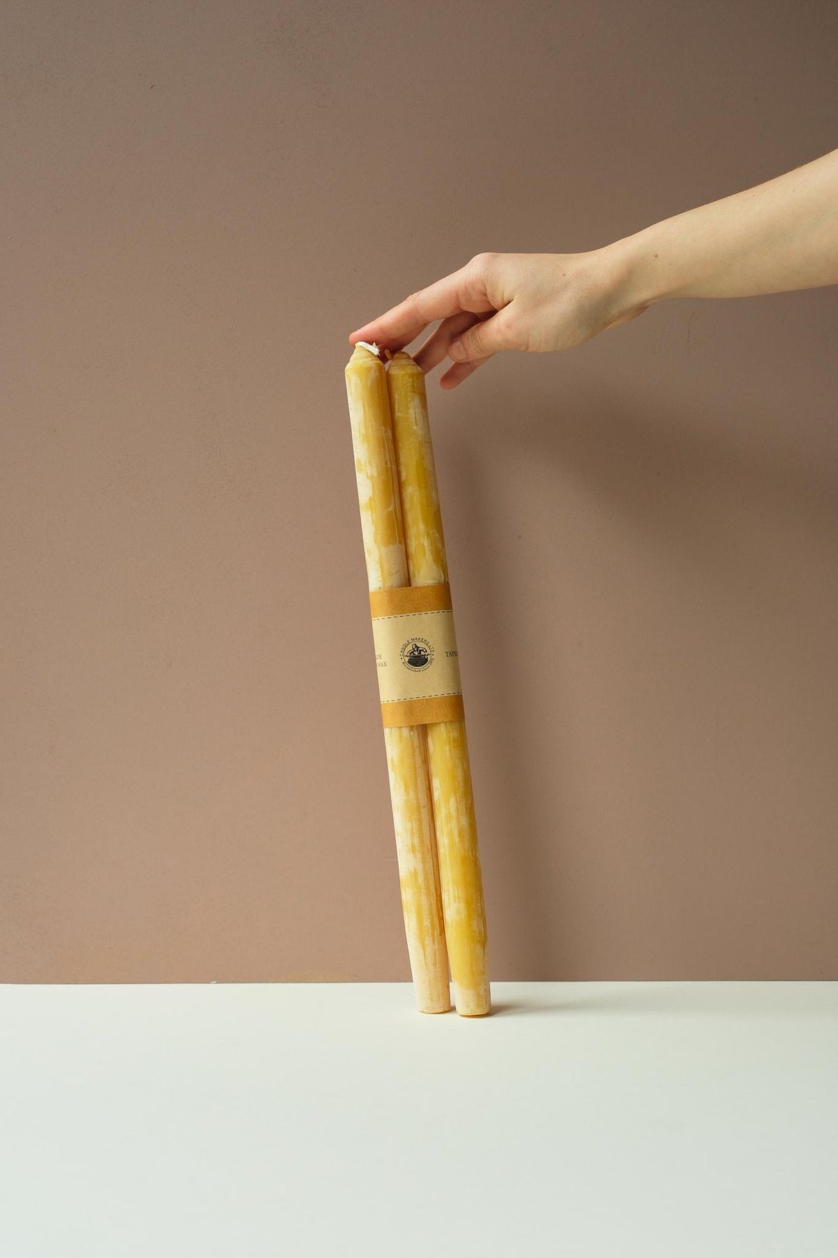 Beeswax Dinner Candles