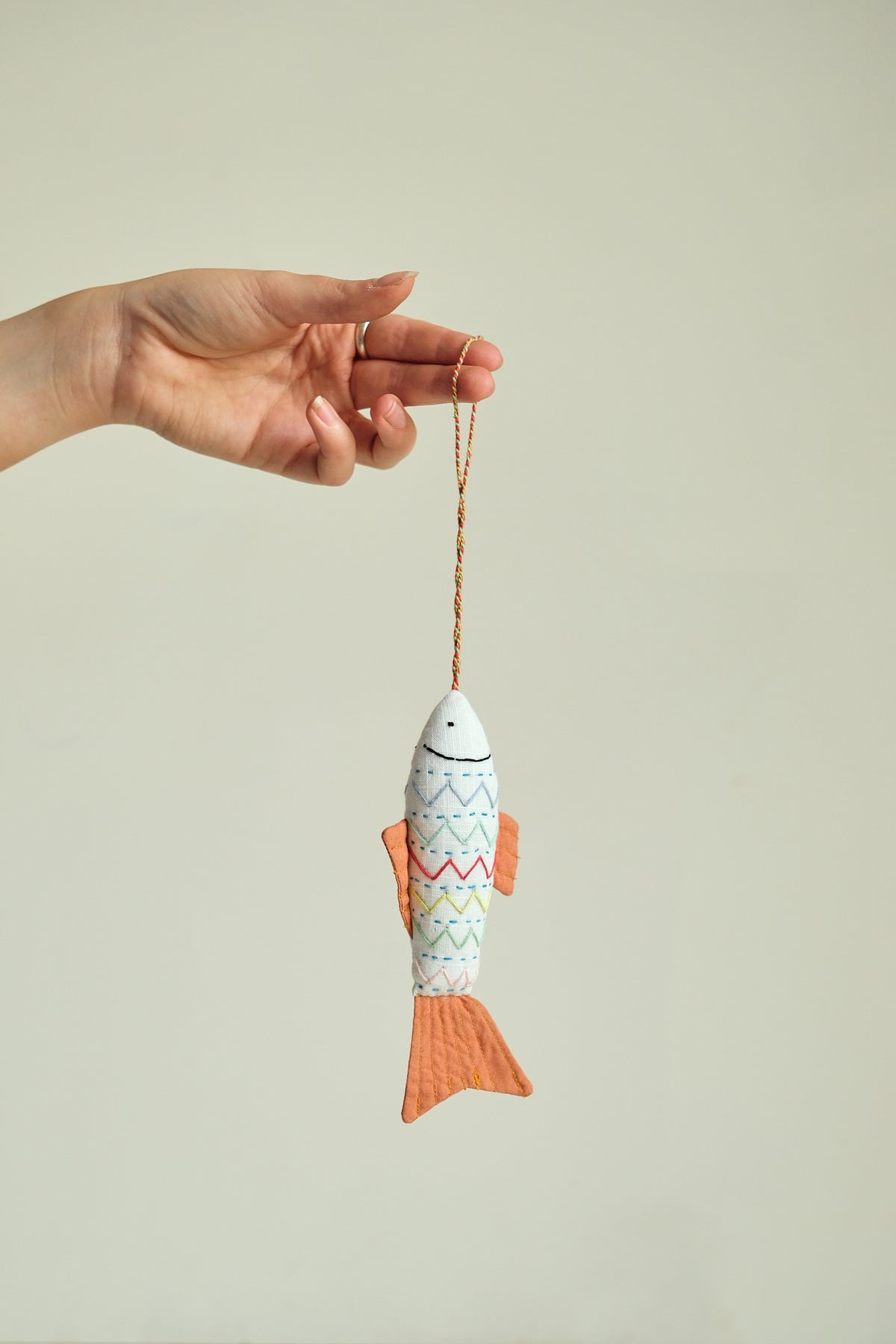 Embroidered Fish Decoration