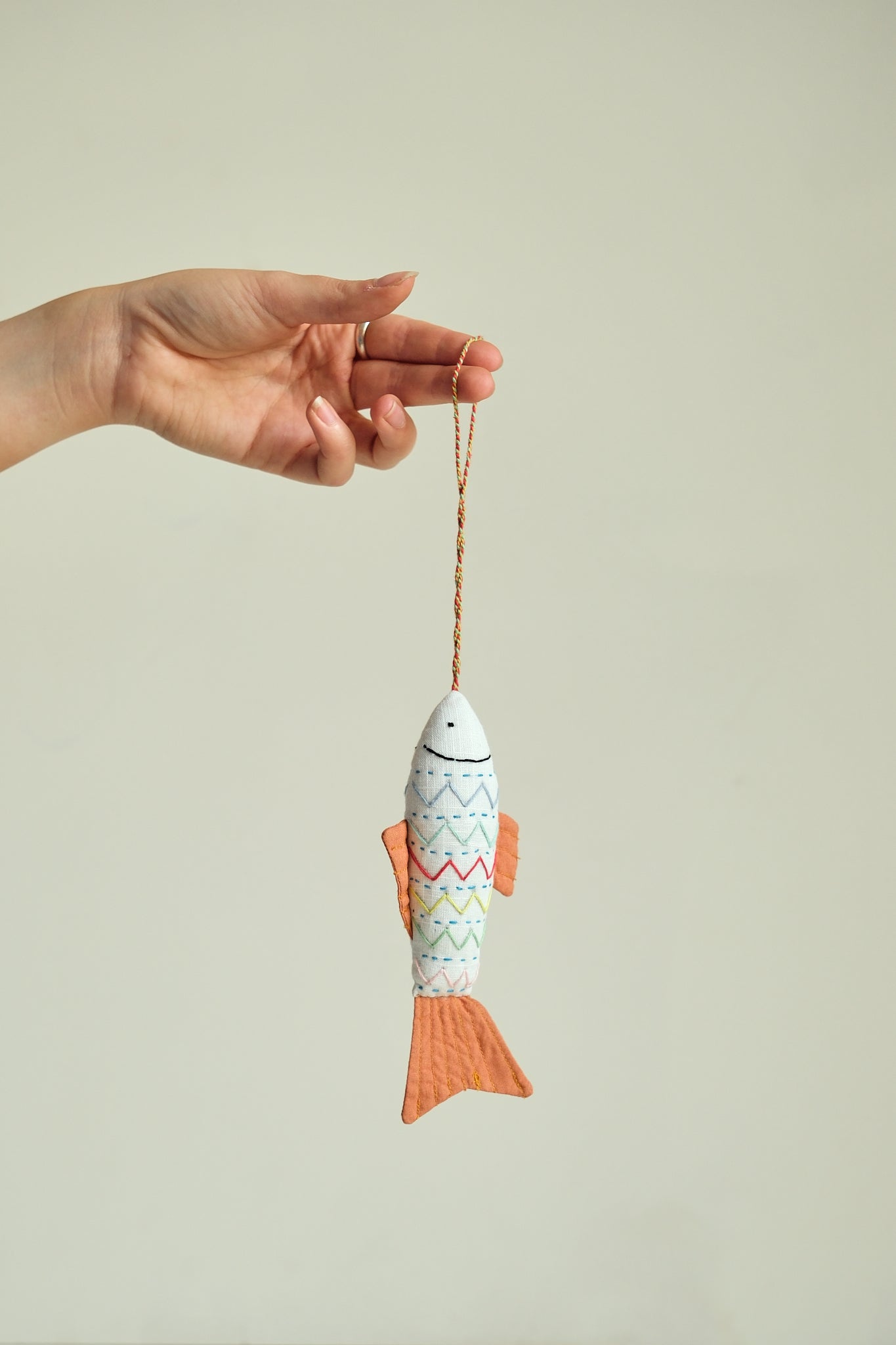 Embroidered Fish Decoration