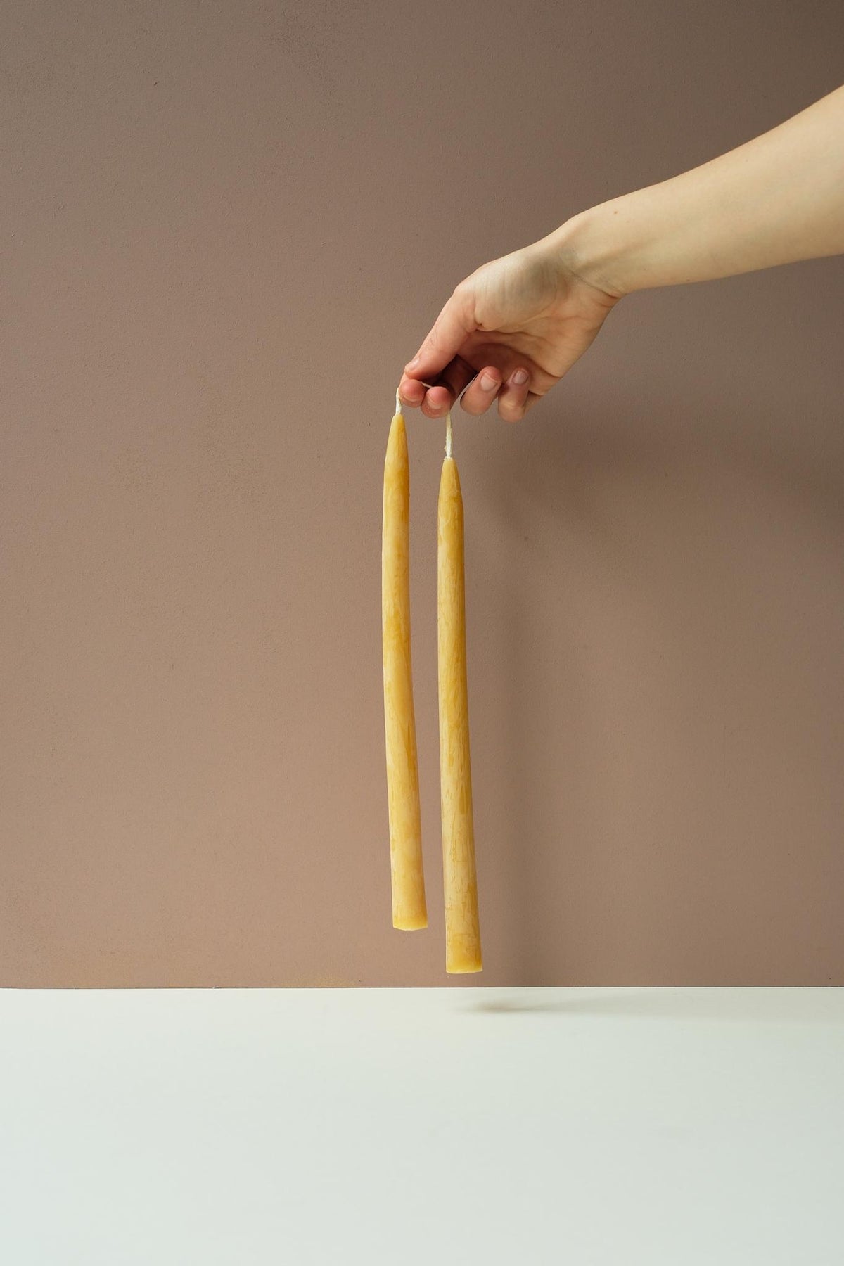 Beeswax Dinner Candles