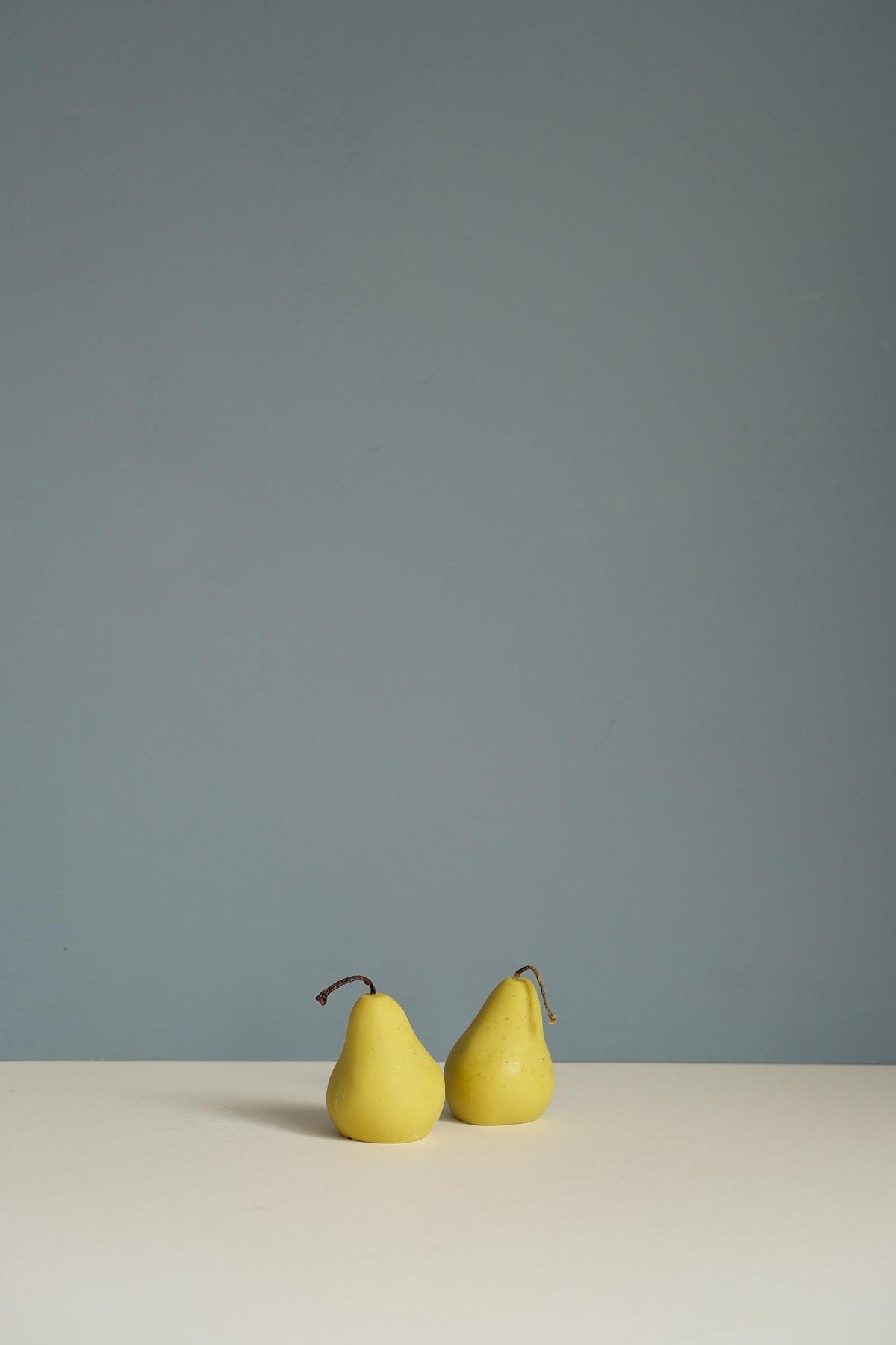 Hand-Painted Pear Candle