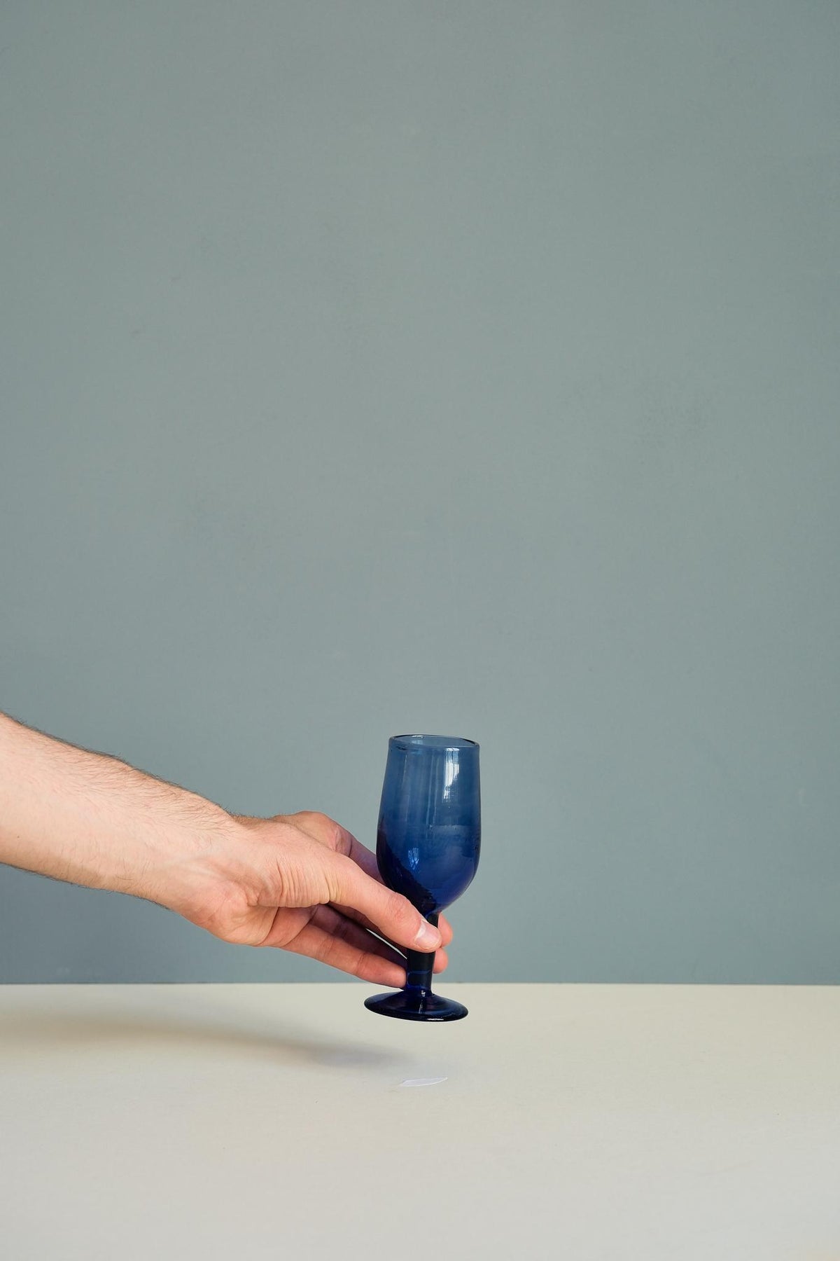 Handmade Coloured Wine Glass