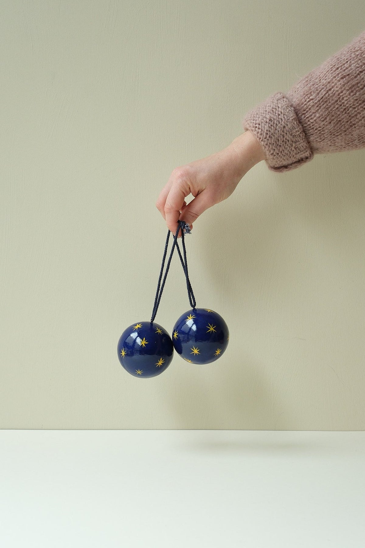 Star Papier Maché Bauble