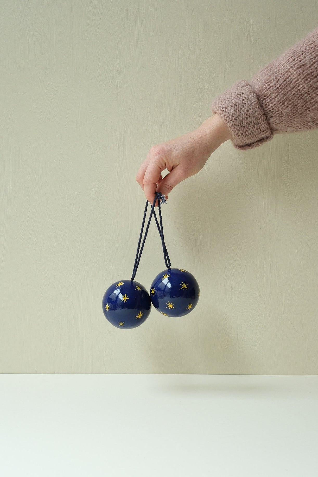 Star Papier Maché Bauble