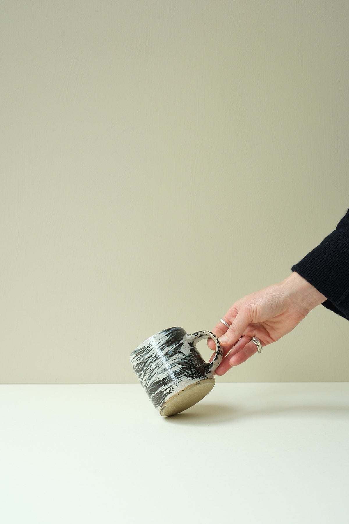 Blue Brushstroke Mug