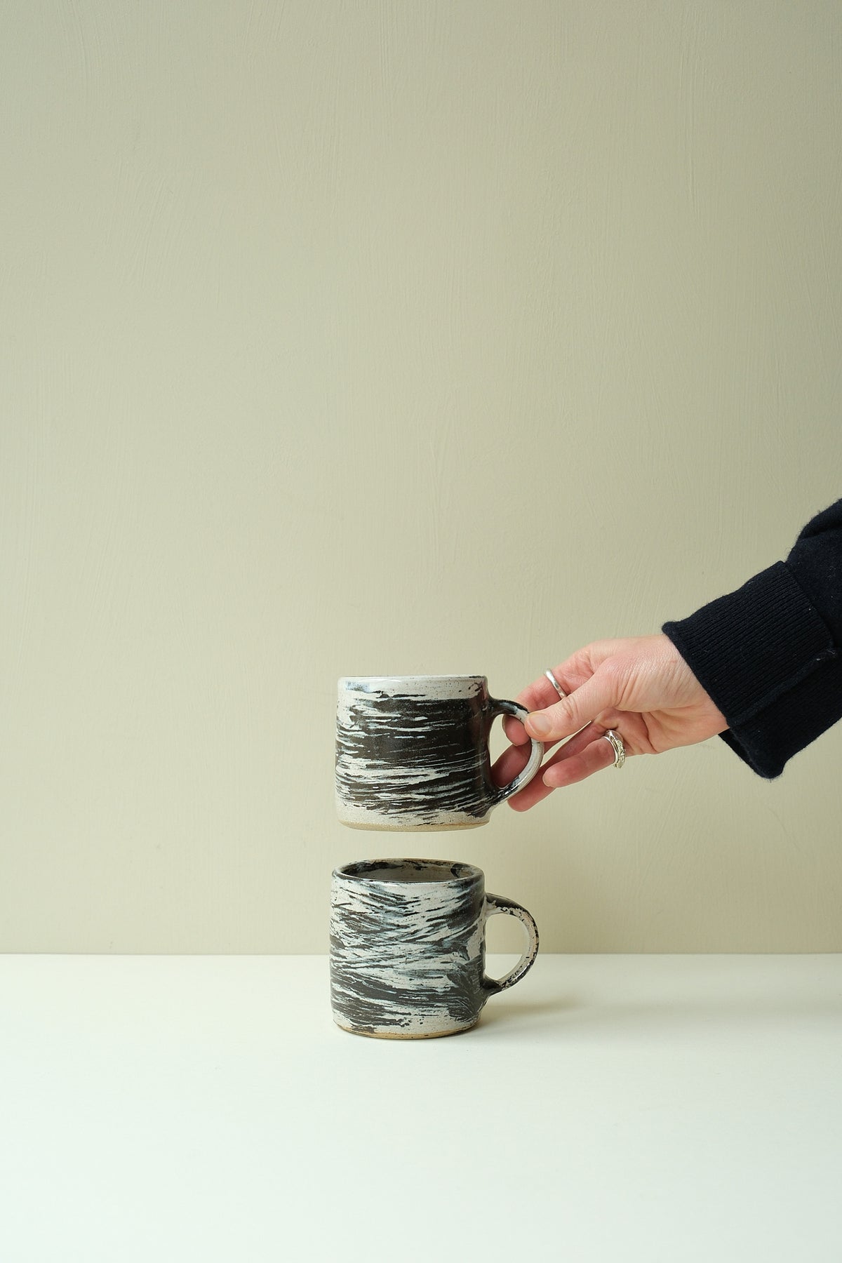 Blue Brushstroke Mug