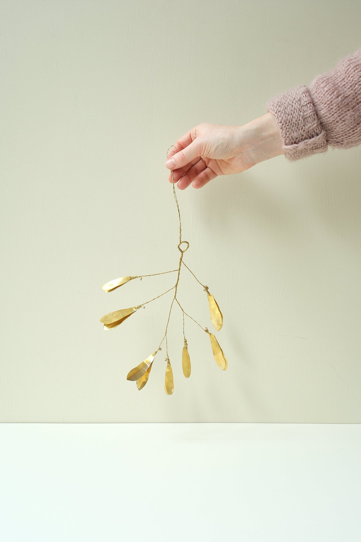 Festive Brass Foliage