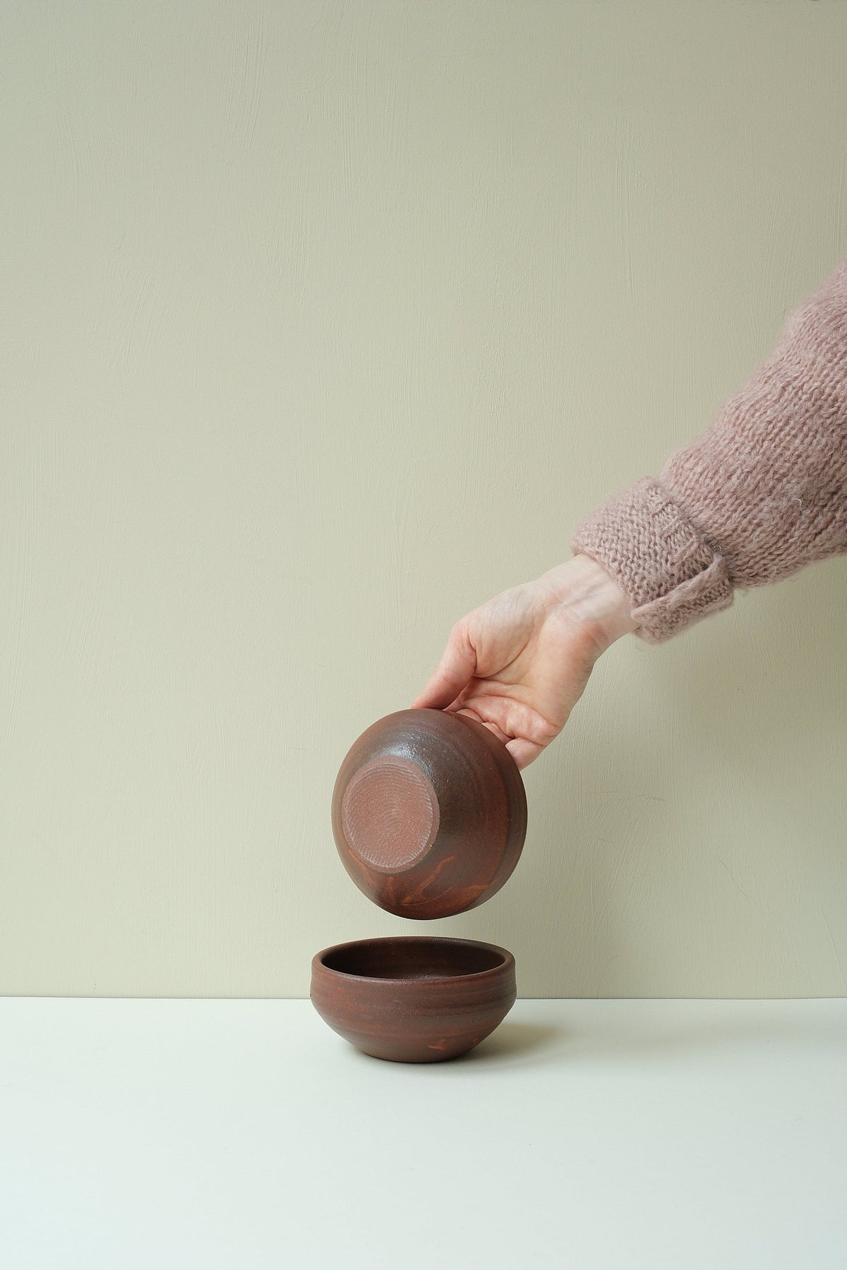 Small Red-Brown Glaze Bowl