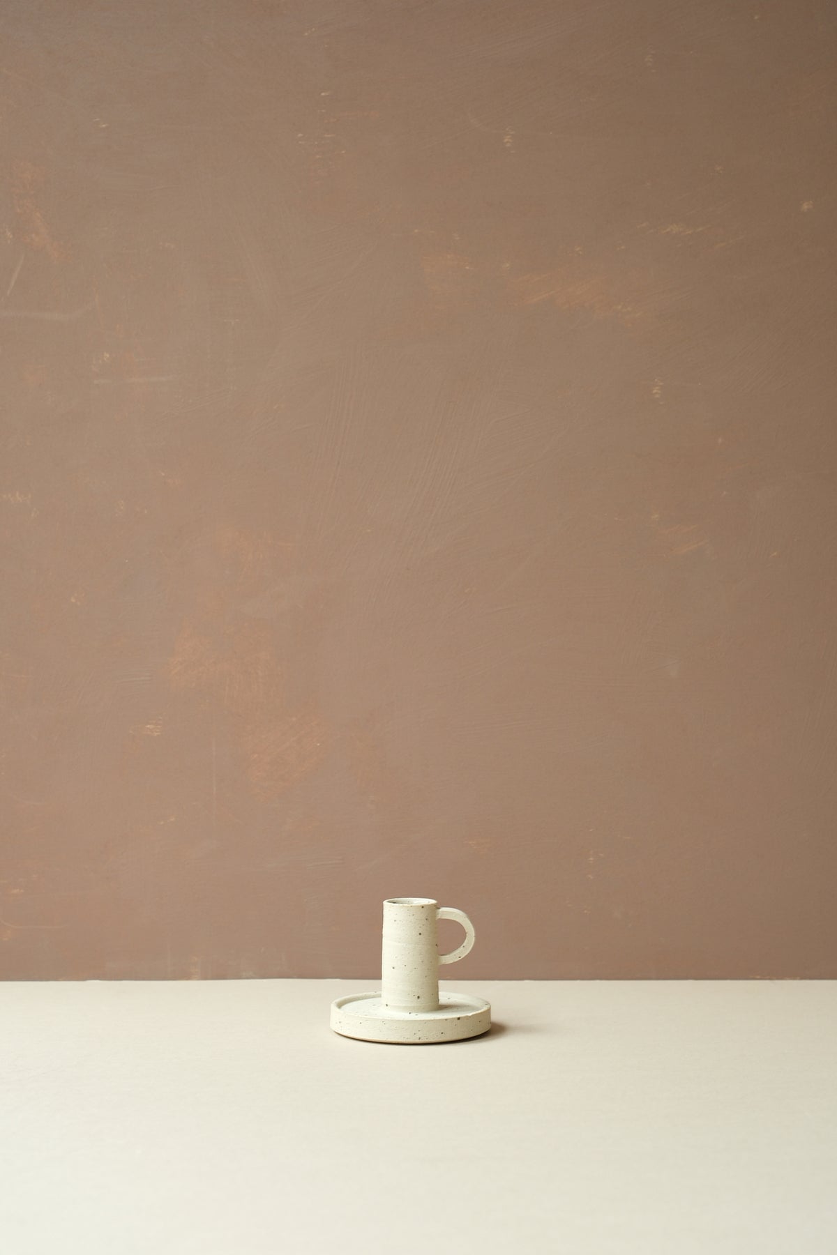 Speckle Handled Candleholder