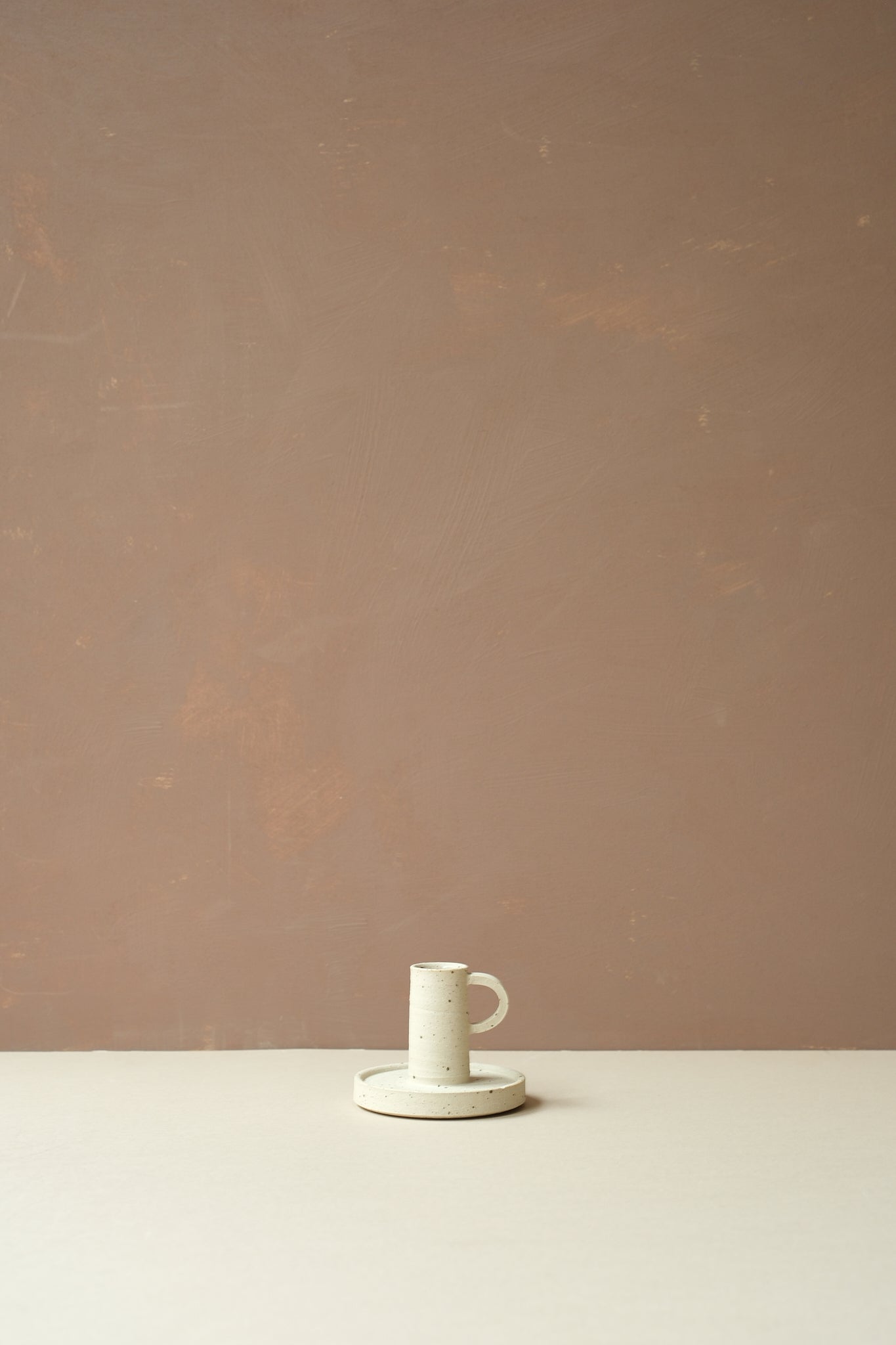 Speckle Handled Candleholder