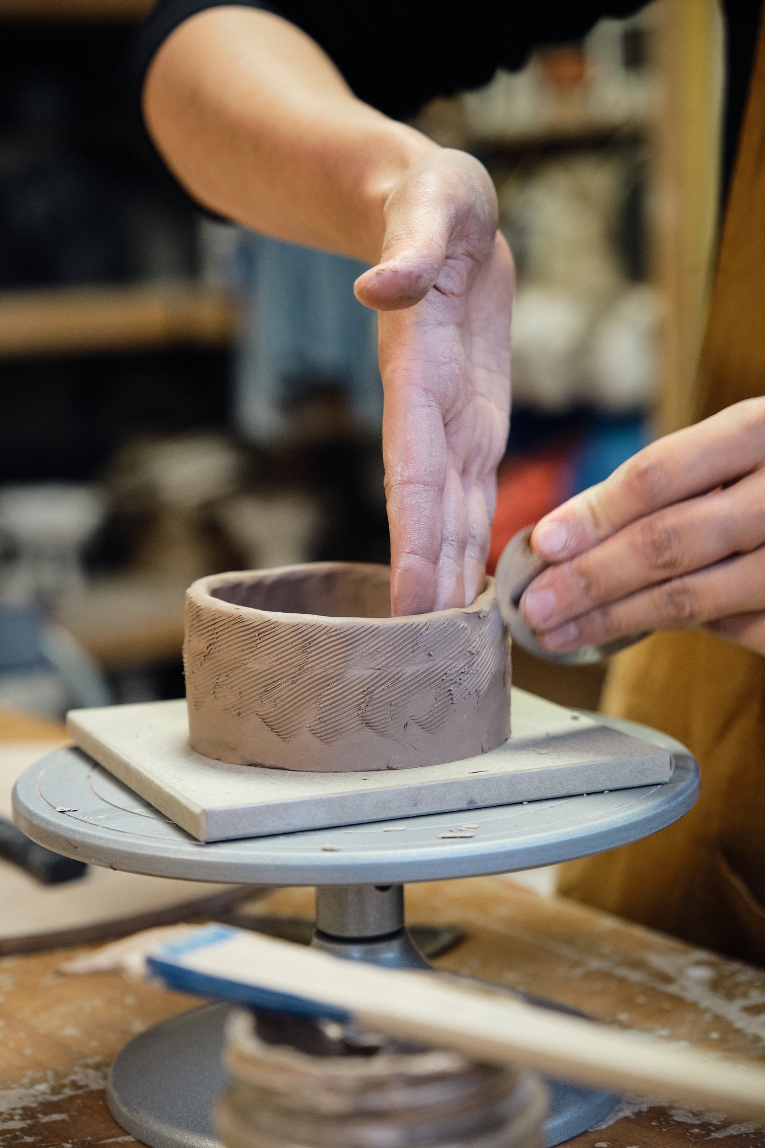 White Coiled Mug