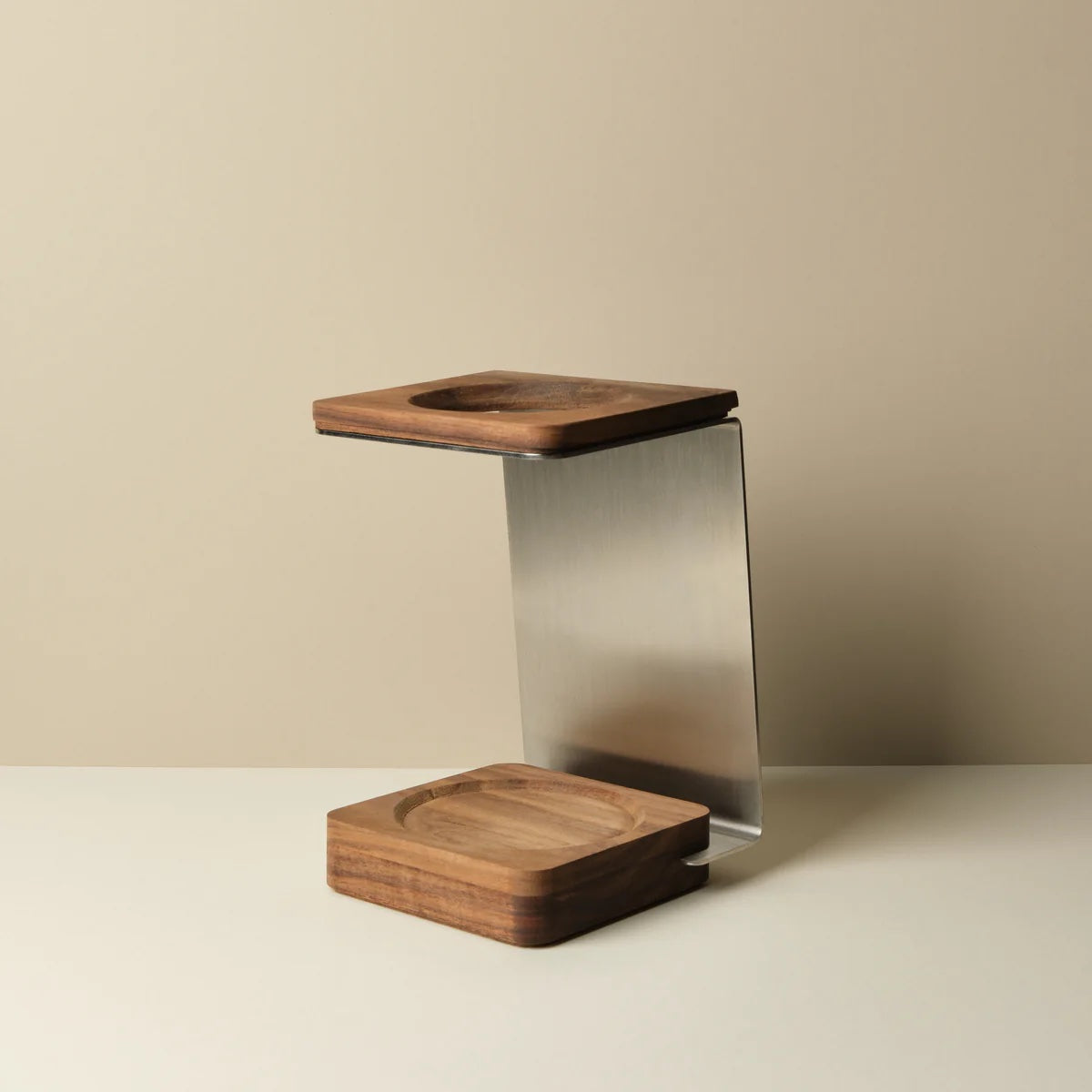 Ceramic & Walnut Coffee Dripper