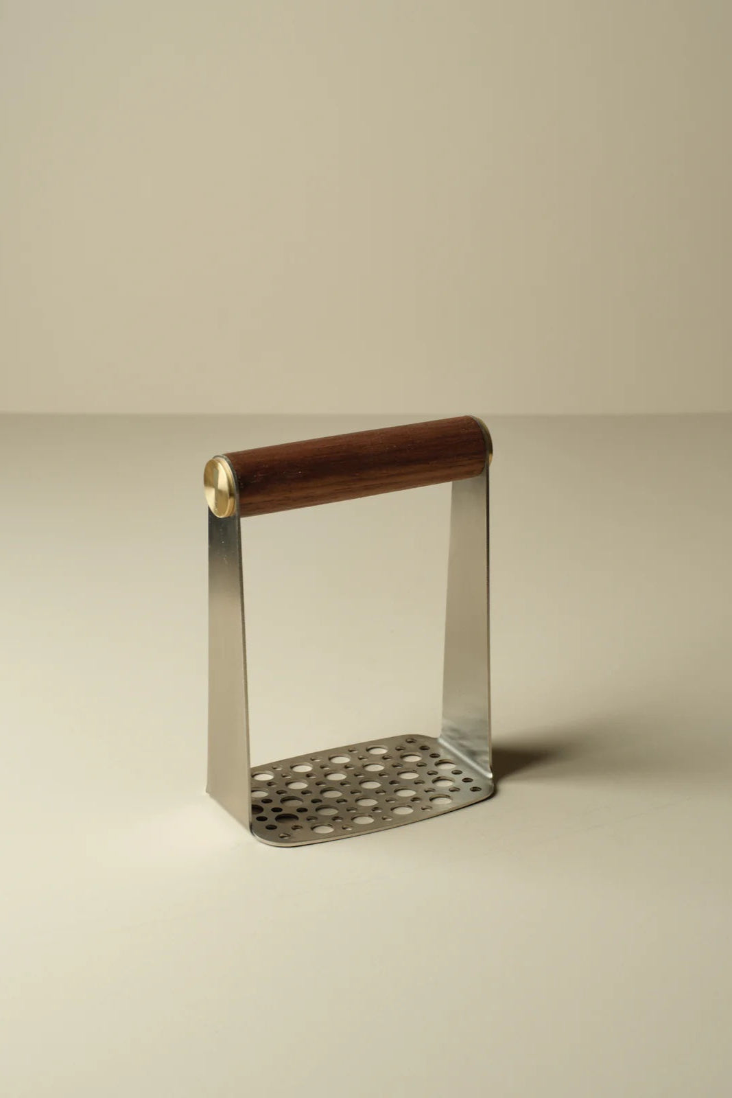 Walnut &amp; Stainless Steel Potato Masher by Katto