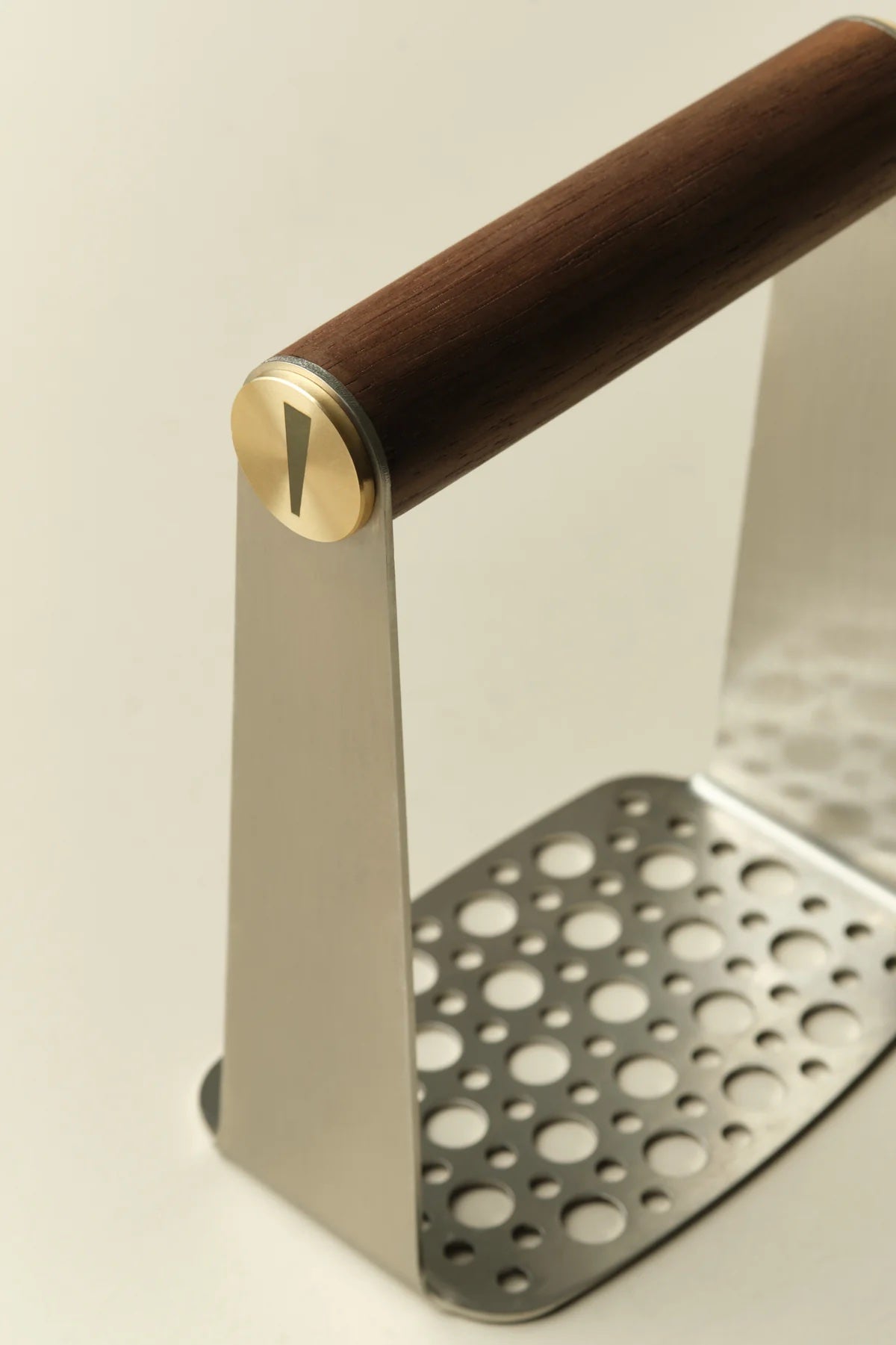 Walnut & Stainless Steel Potato Masher by Katto